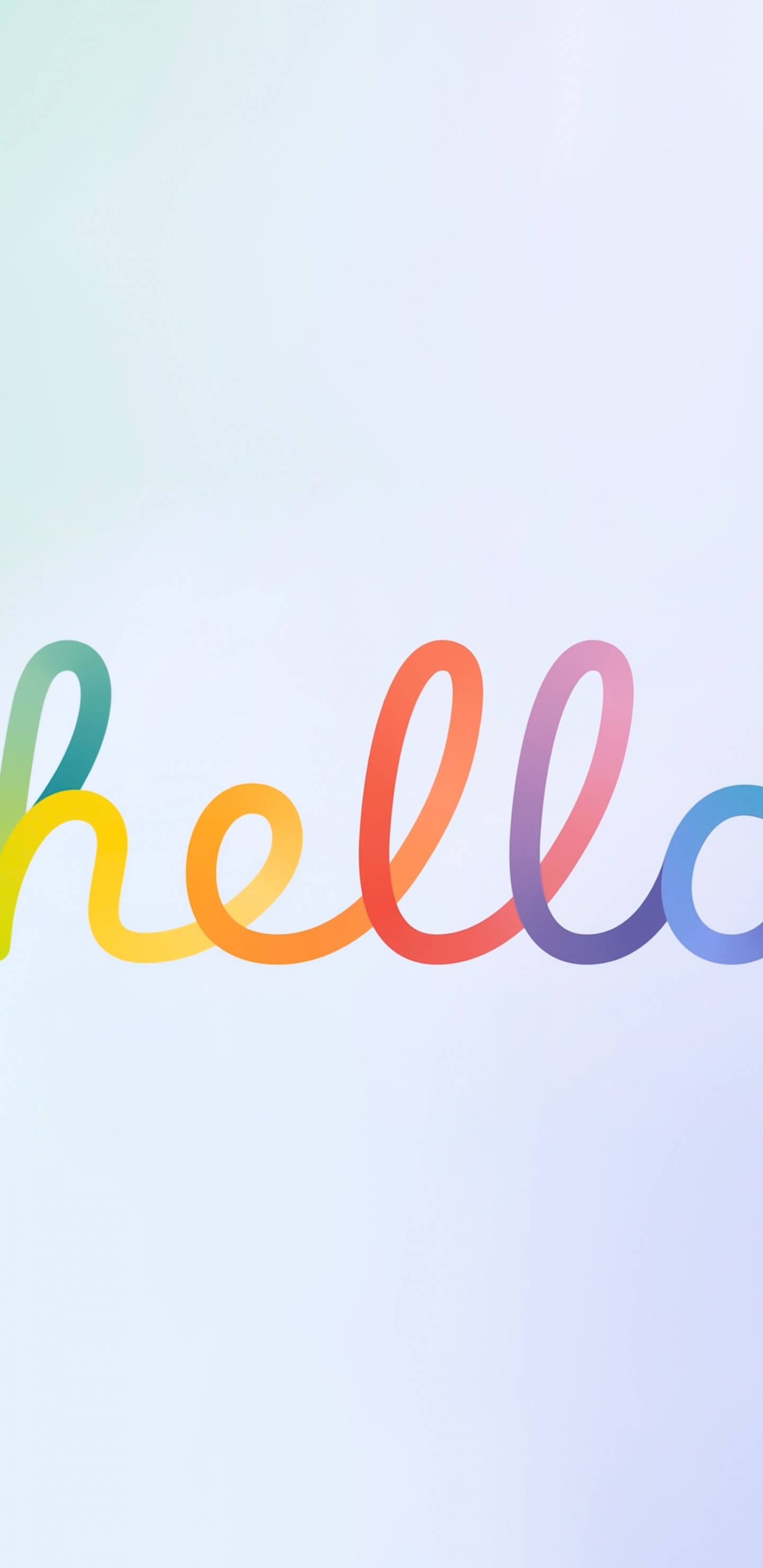 “hello” New IMac 2021 Announcement Wallpaper for IPad. Wallpaper in 1440x2960 Resolution