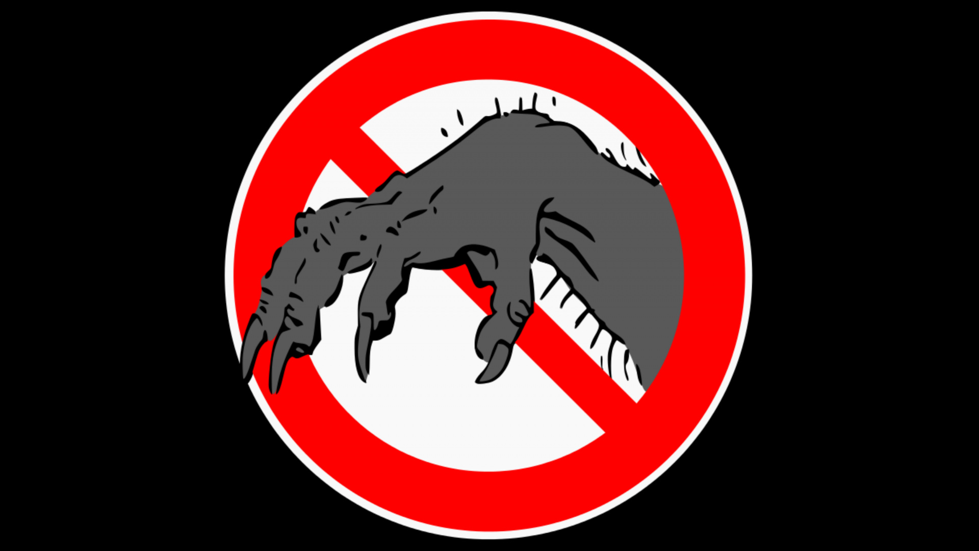 Rot Und Schwarz Converse All Star Logo. Wallpaper in 1920x1080 Resolution