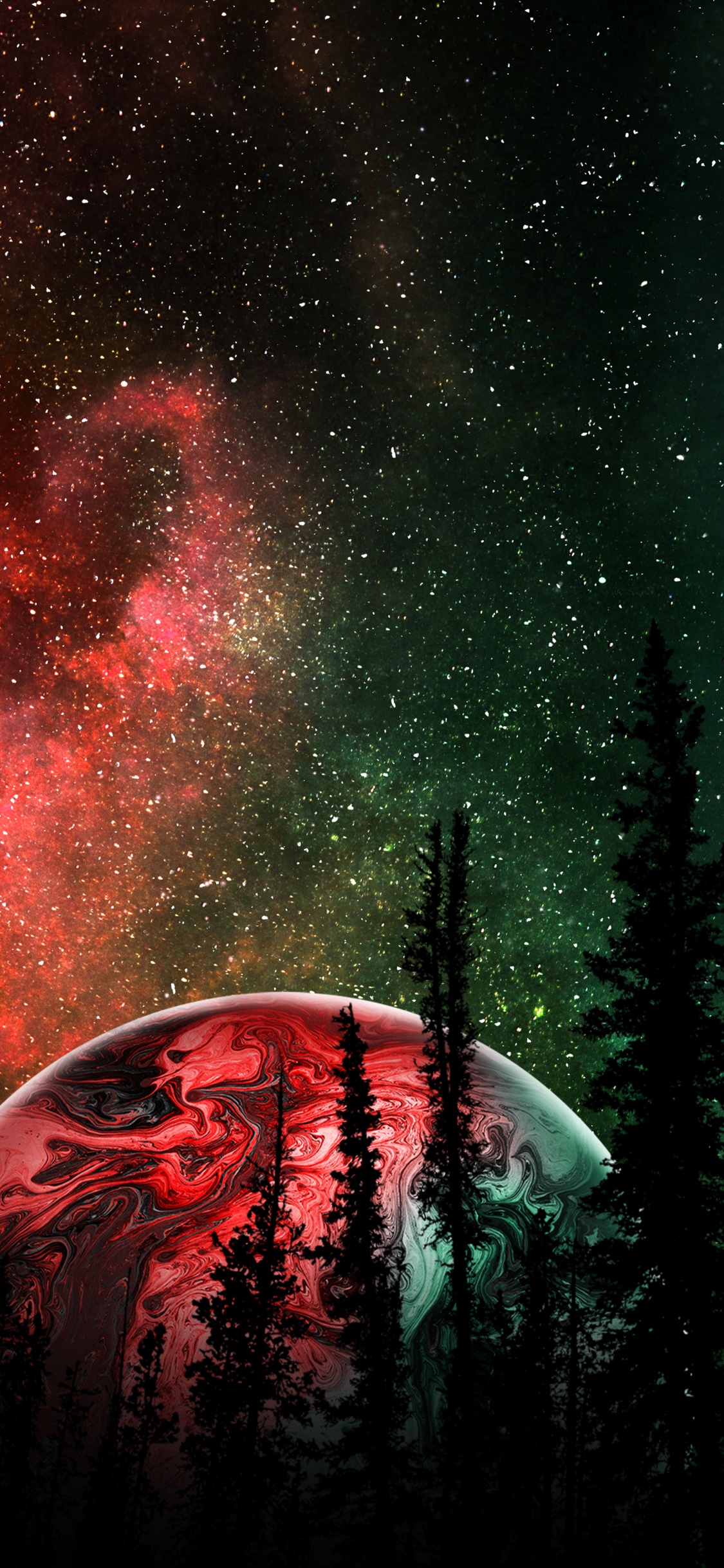 Naturaleza, Planeta, Wisgoon - Red Social, Universo, Estrella. Wallpaper in 1125x2436 Resolution