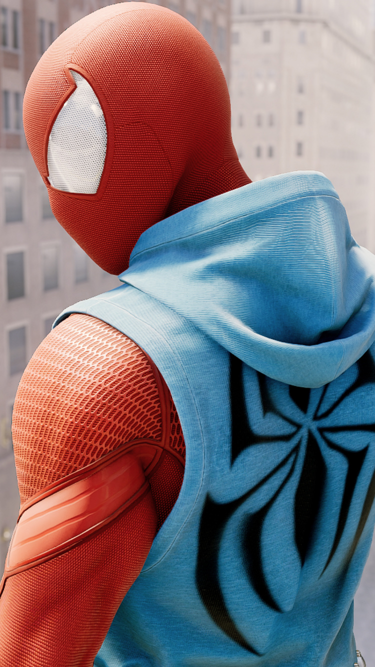 Spider Man Ps4 Scarlet Spider, Spider-man, Iron Spider, Scarlet Spider, Ben Reilly. Wallpaper in 750x1334 Resolution