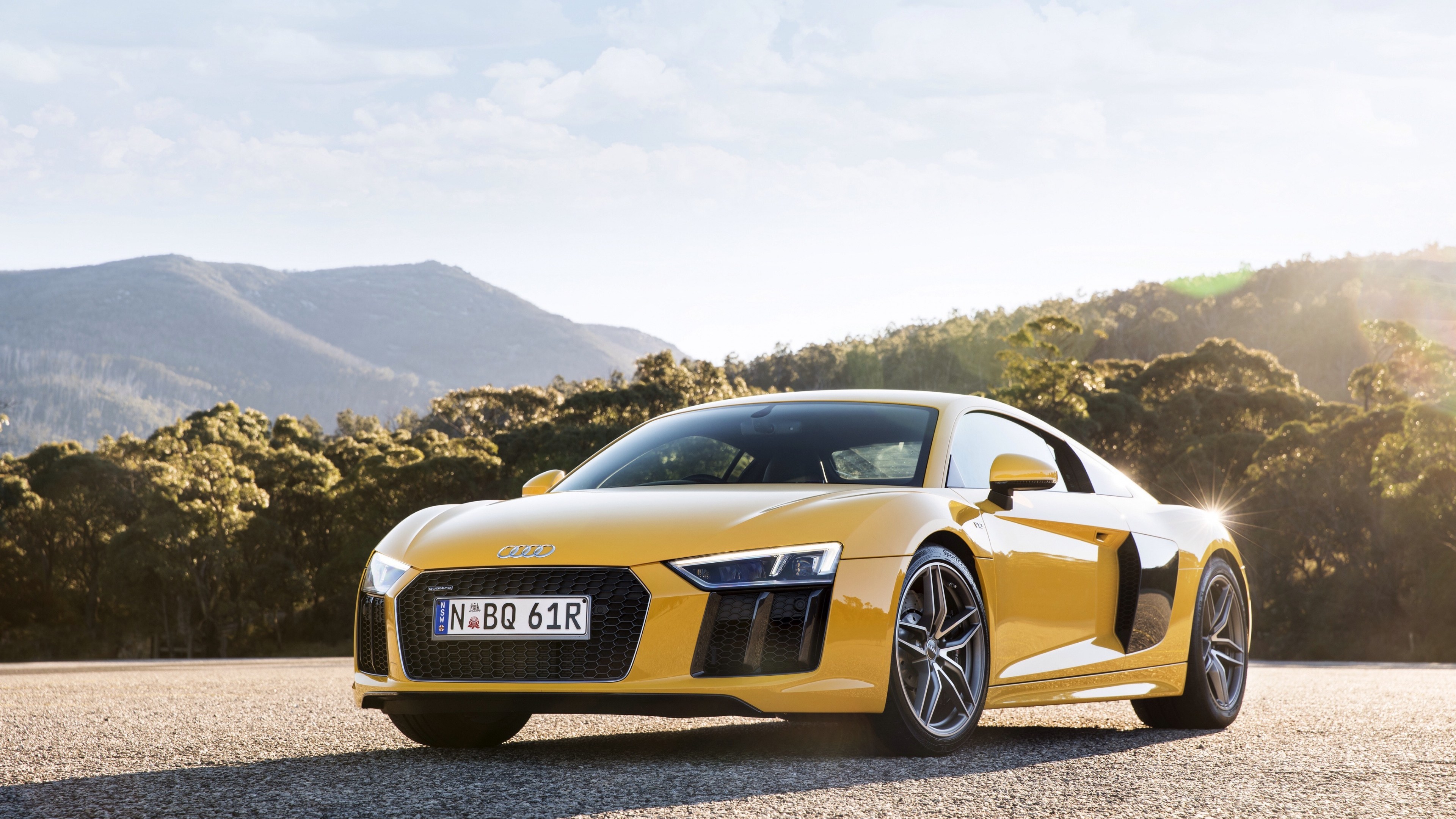 奥迪, 政变, 奥迪r8, 超级跑车, Spyder 壁纸 3840x2160 允许