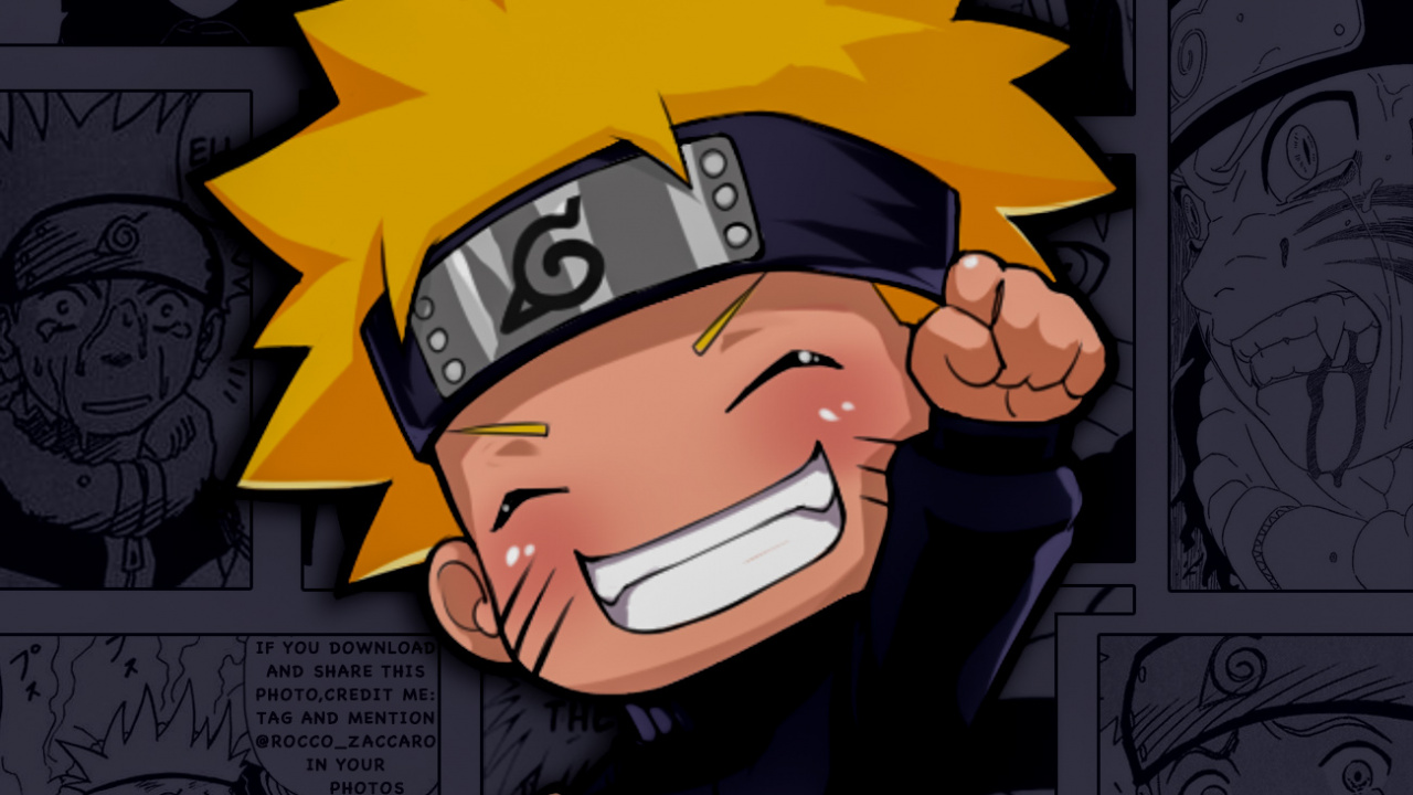 IOS 14, Naruto Shippuden, Cartoon, Geste, Kunst. Wallpaper in 1280x720 Resolution