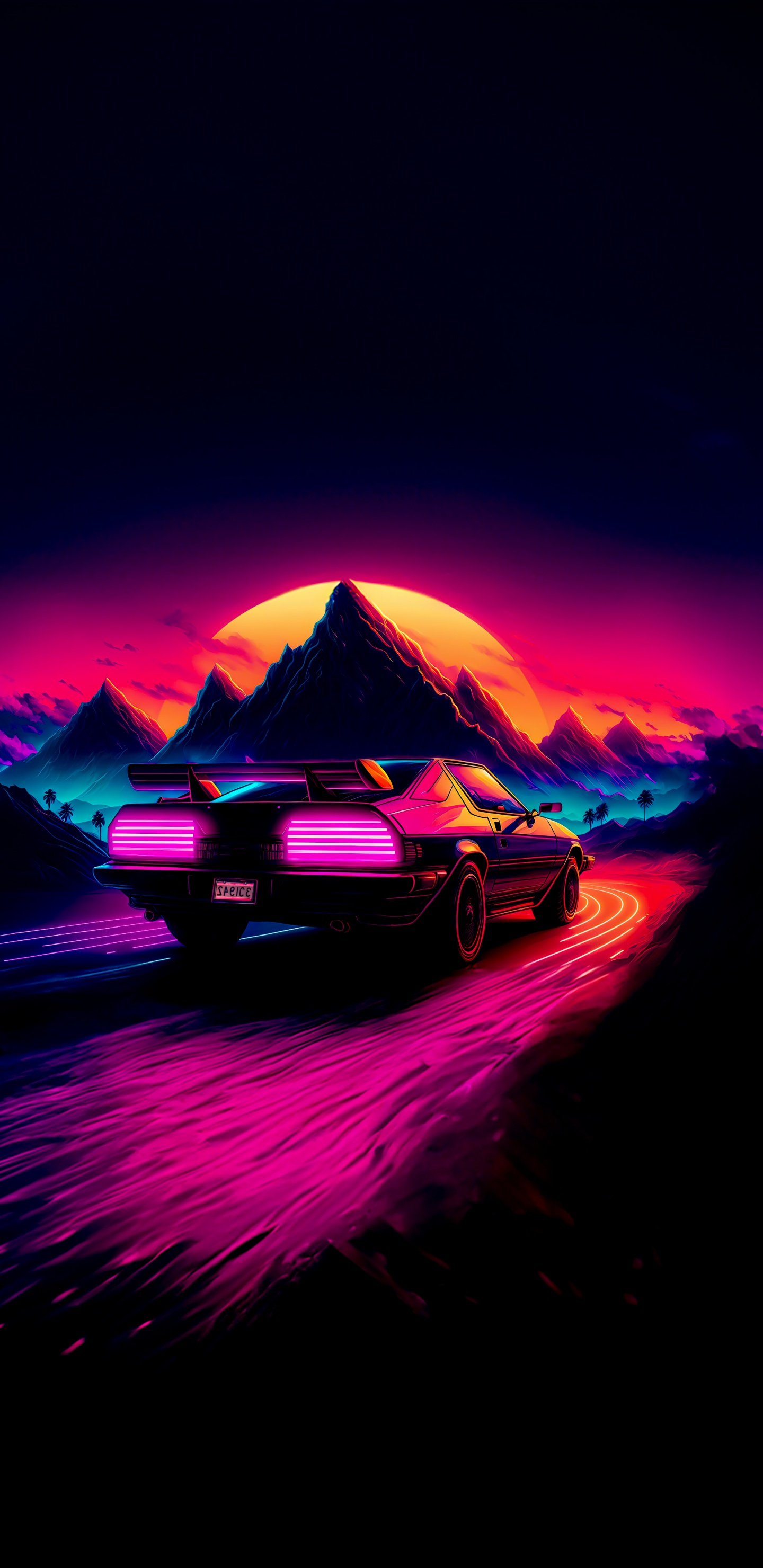 City Car, Cars, A-segment, Automotive Lighting, Purple. Wallpaper in 1440x2960 Resolution