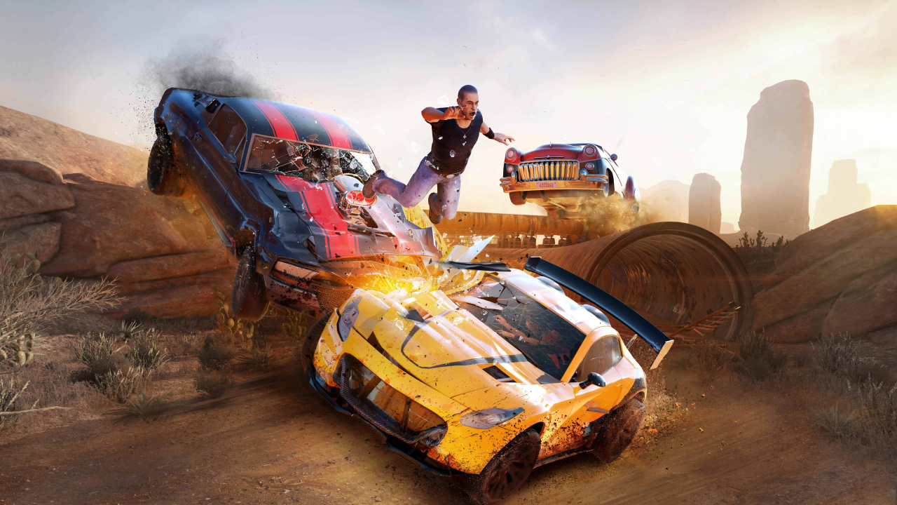Racing Video Game, Stunt Performer, Motorsport, pc Game, Racing. Wallpaper in 1280x720 Resolution