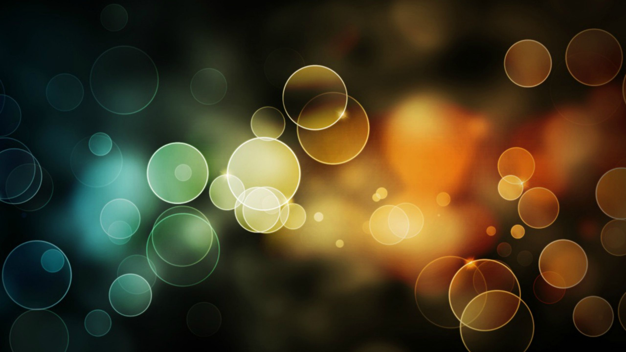 Yellow and Green Bokeh Lights. Wallpaper in 1280x720 Resolution