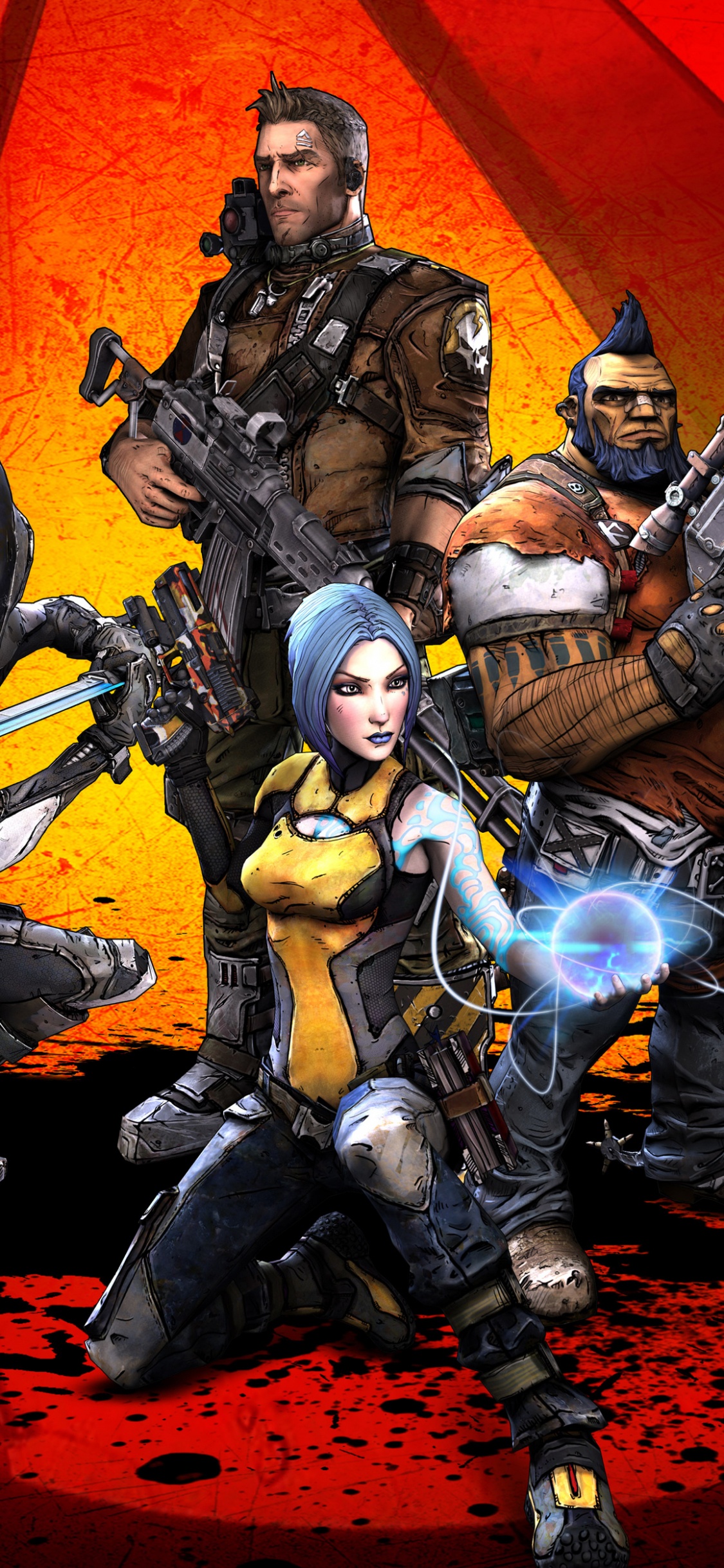 Borderlands 2, Borderlands, Action Figure, Movie, Hero. Wallpaper in 1125x2436 Resolution