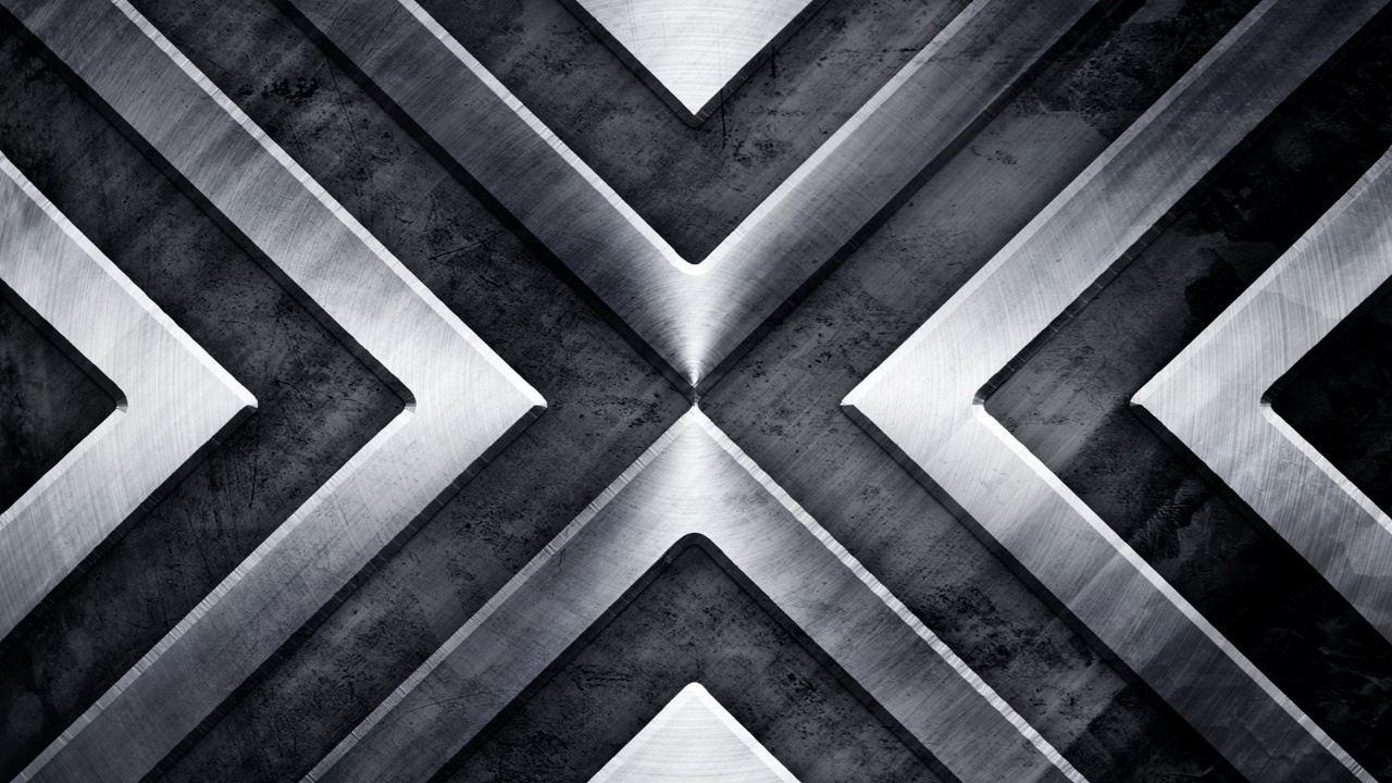 Black and White Chevron Pattern. Wallpaper in 1280x720 Resolution