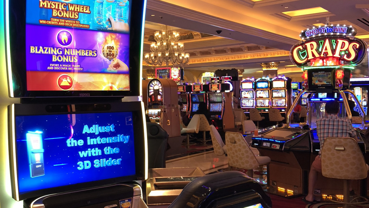 Las Vegas, Unis, Casino, Armoire D'arcade, Machine Simple. Wallpaper in 1280x720 Resolution