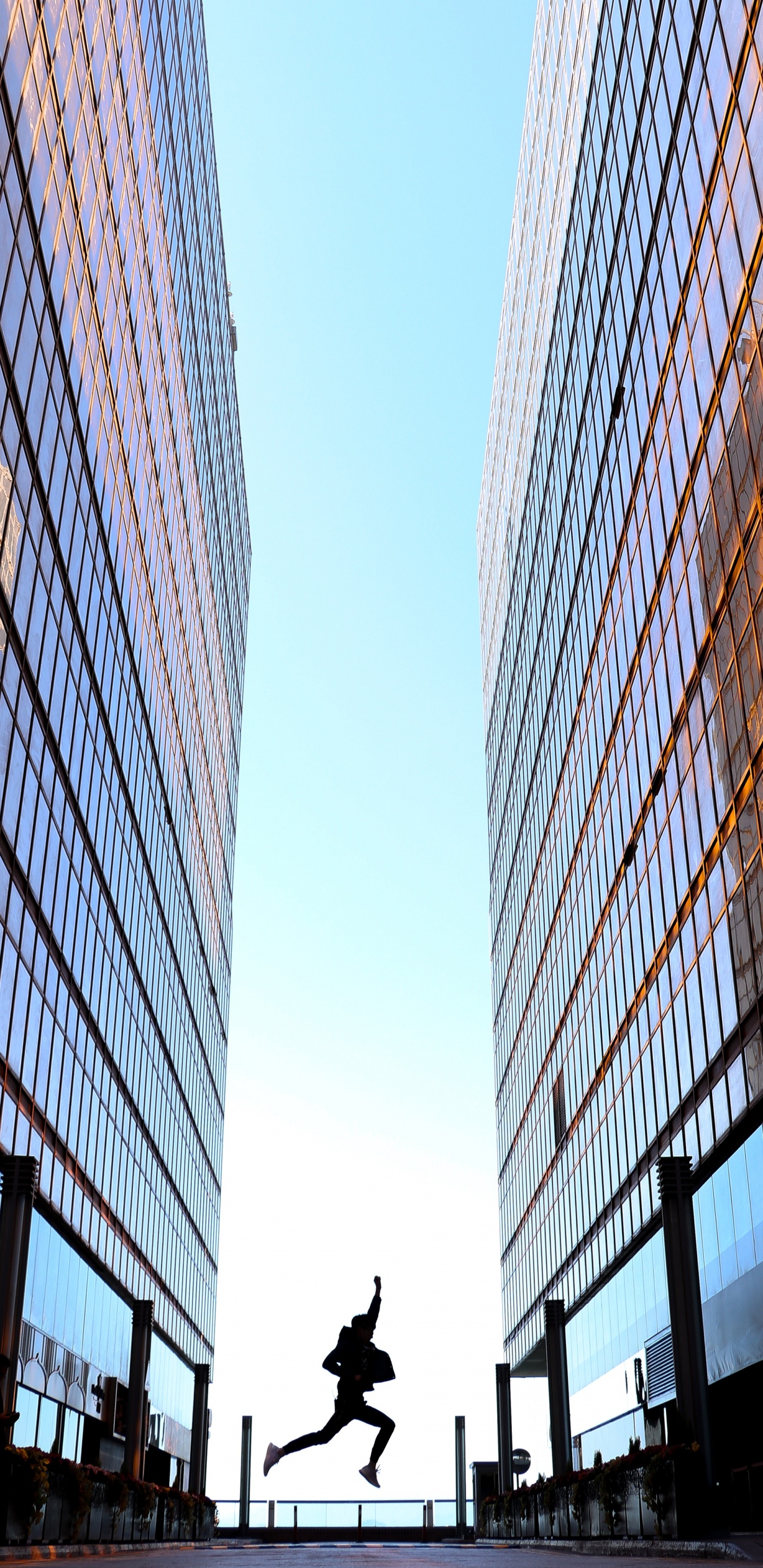 Low Angle Photography of High Rise Buildings. Wallpaper in 1440x2960 Resolution