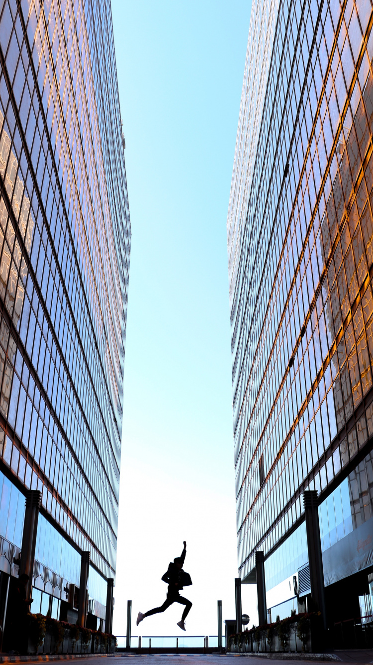 Low Angle Photography of High Rise Buildings. Wallpaper in 750x1334 Resolution