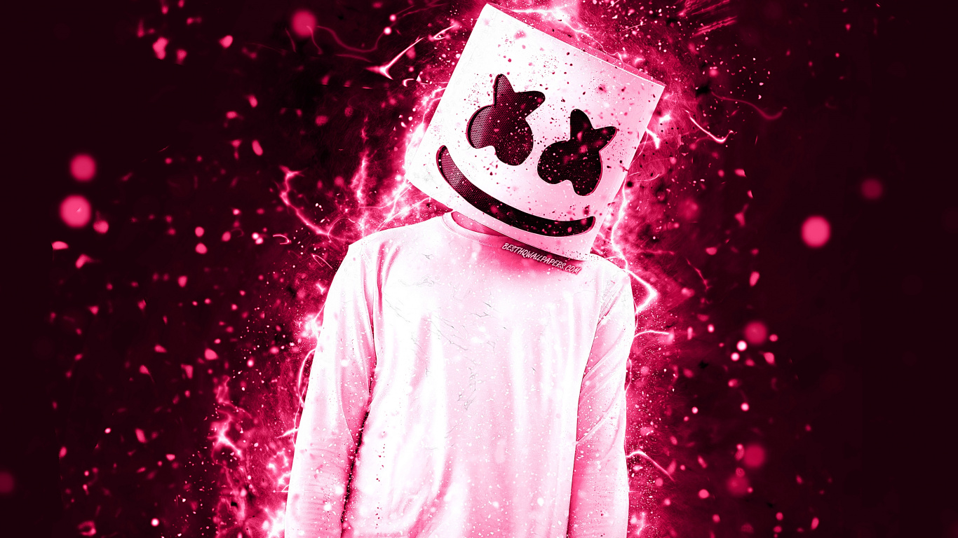 Red, Disc-jockey, Pink, Illustration, Musique de Danse Électronique. Wallpaper in 1366x768 Resolution