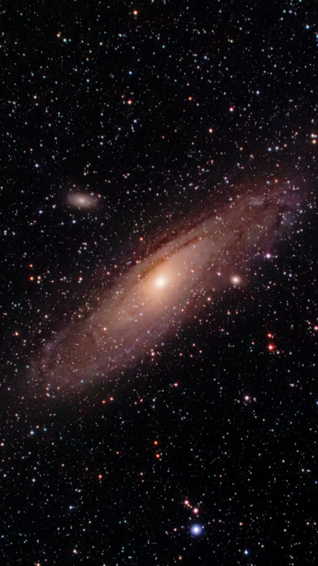 Galaxia de Andrómeda, Vía Láctea, la Astronomía, Galaxia Espiral, Universo. Wallpaper in 1080x1920 Resolution