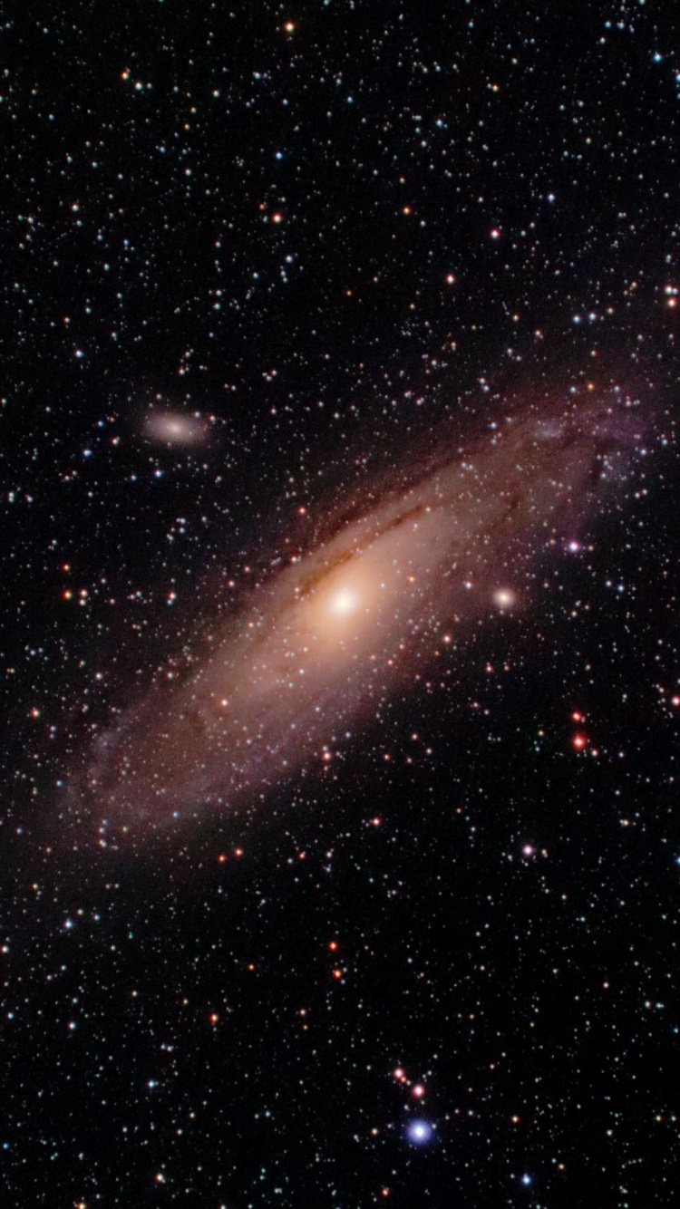 Galaxia de Andrómeda, Vía Láctea, la Astronomía, Galaxia Espiral, Universo. Wallpaper in 750x1334 Resolution