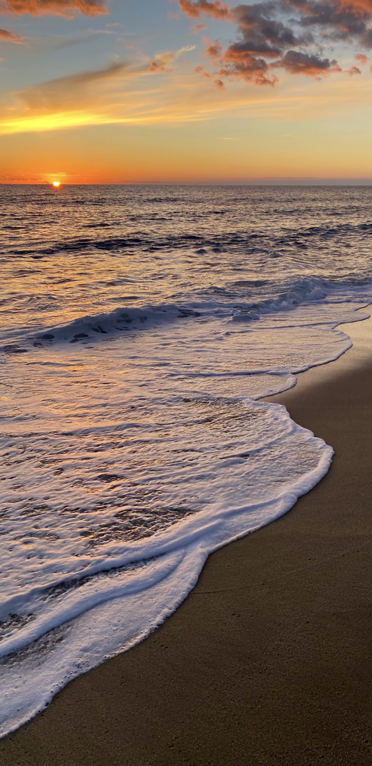 Sea, Ocean, Tide, Physics, Water. Wallpaper in 1440x2960 Resolution