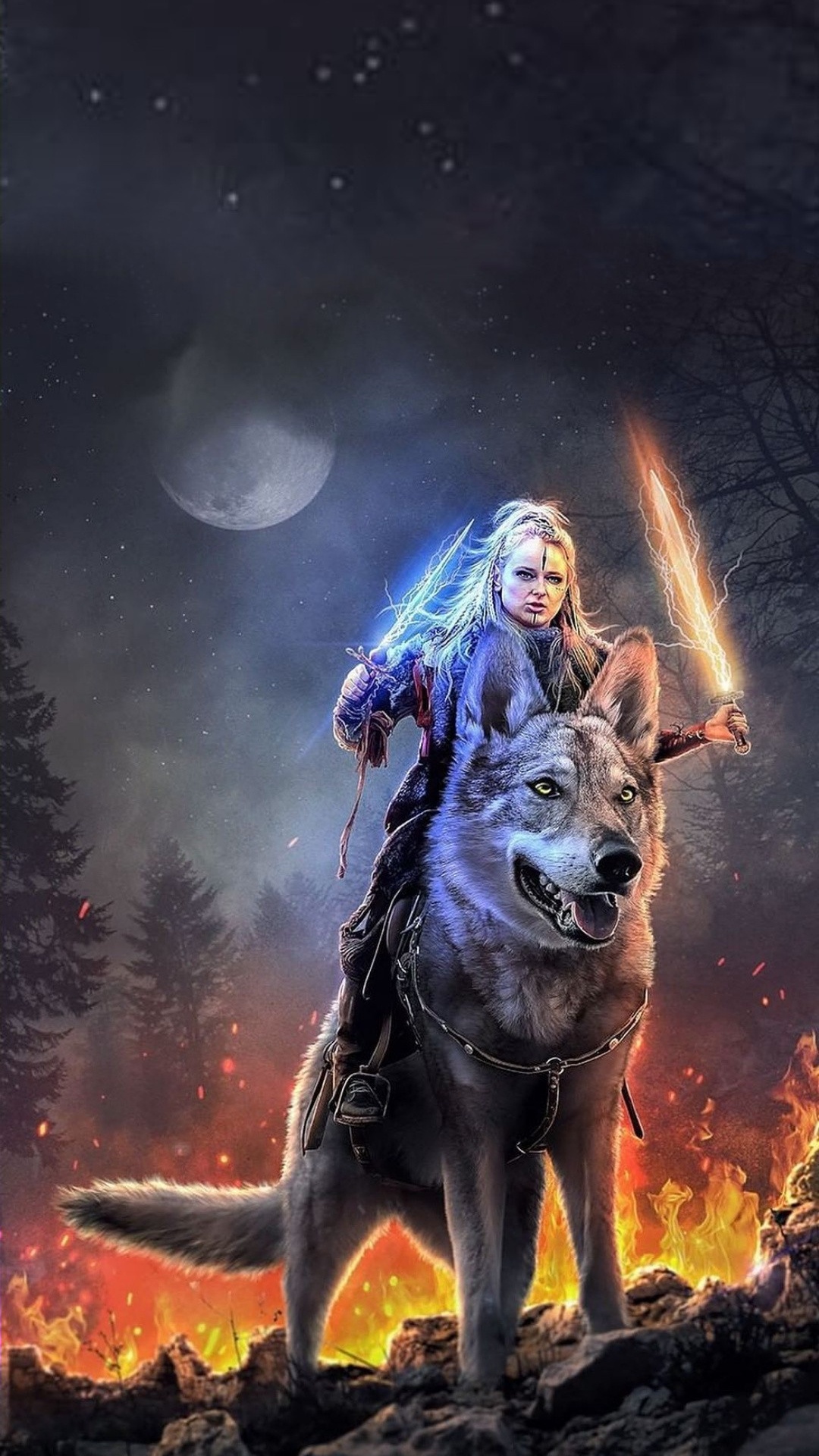 Entertainment, Art, Performing Arts, Painting, Astronomical Object. Wallpaper in 1080x1920 Resolution