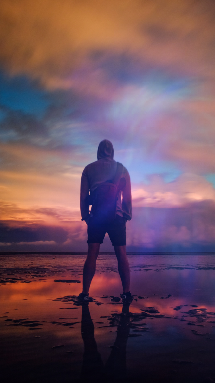 Anger, Standing, Sea, Health, Role. Wallpaper in 750x1334 Resolution