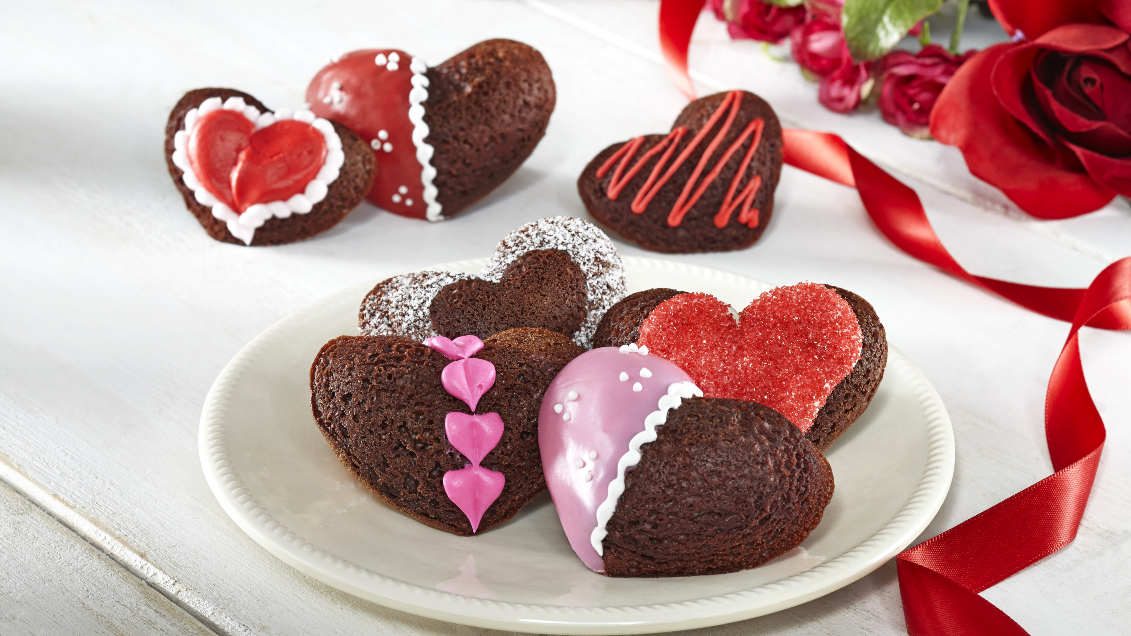 Gâteau au Chocolat, Dessert, le Jour de Valentines, Chocolat, Aliment. Wallpaper in 3840x2160 Resolution