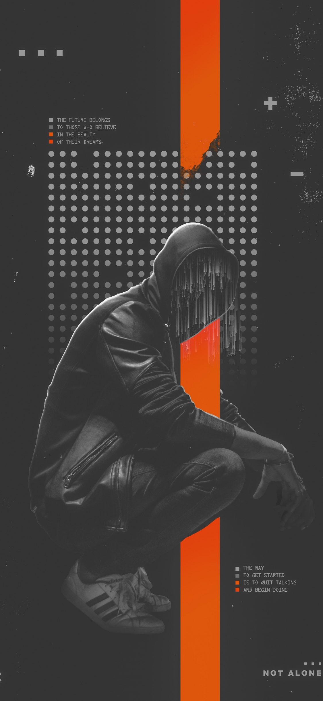 Cartel, Ios, Manga, Arte, Gráficos. Wallpaper in 1125x2436 Resolution