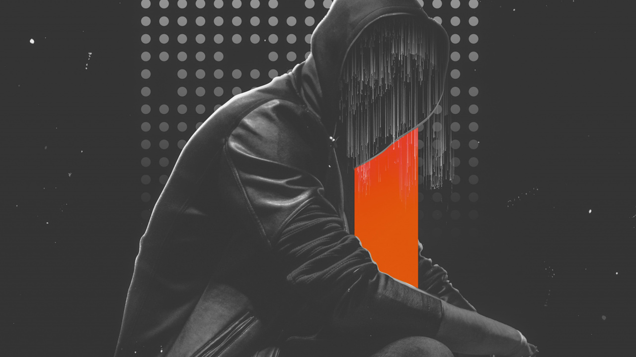 Poster, Ios, Sleeve, Art, Darkness. Wallpaper in 1280x720 Resolution