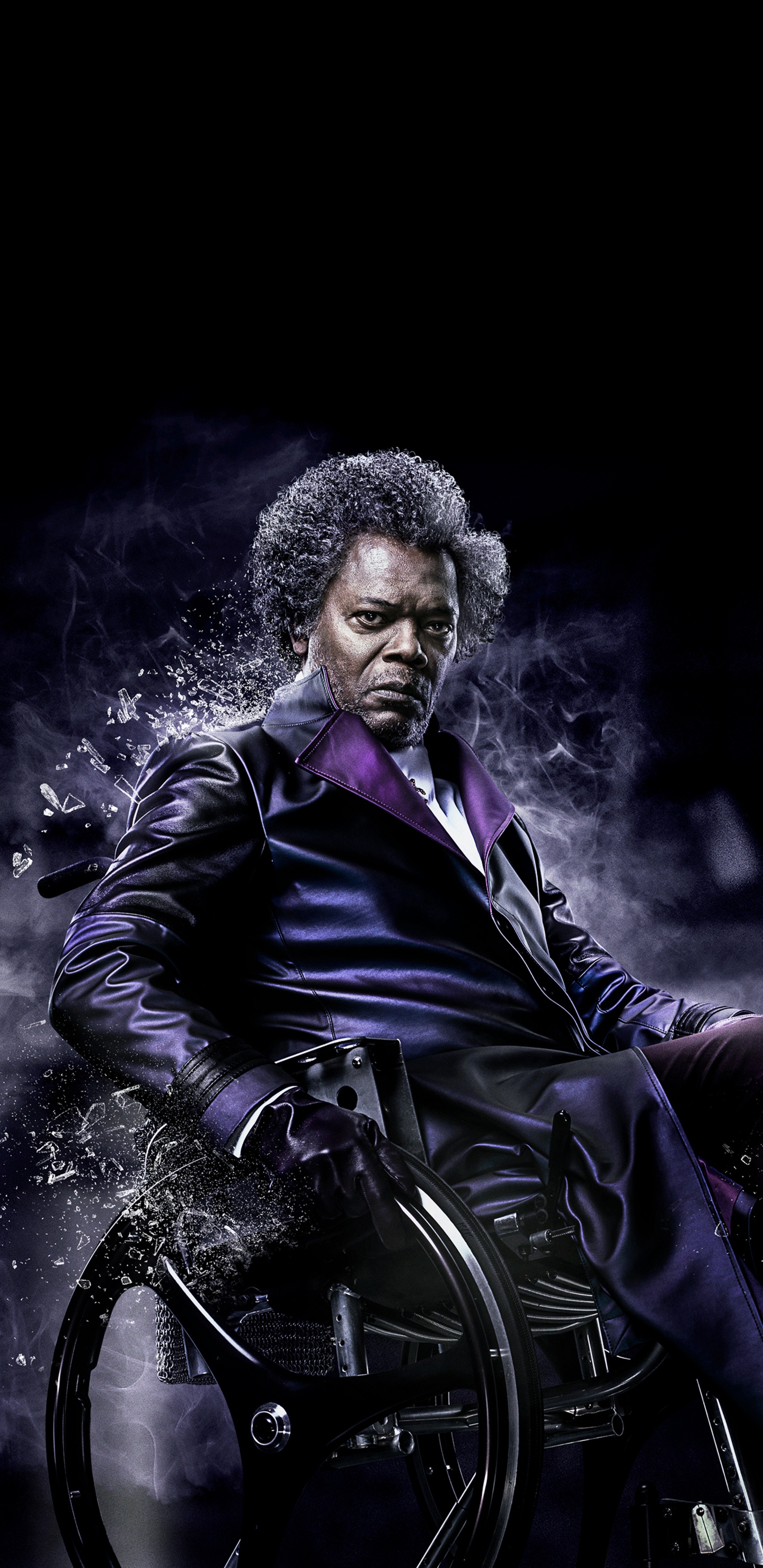 Homme en Blouson de Cuir Noir Assis Sur un Vélo Noir. Wallpaper in 1440x2960 Resolution