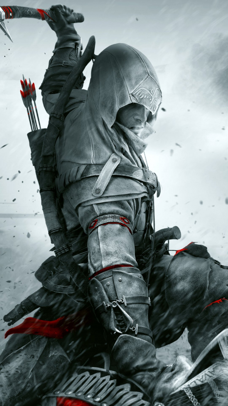 Assassins Creed, Assassins Creed III, Assassins Creed Valhalla, Assassins Creed II, Assassins Creed Odisea. Wallpaper in 750x1334 Resolution