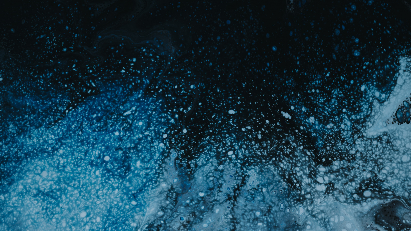 Blue and White Water Splash. Wallpaper in 1366x768 Resolution