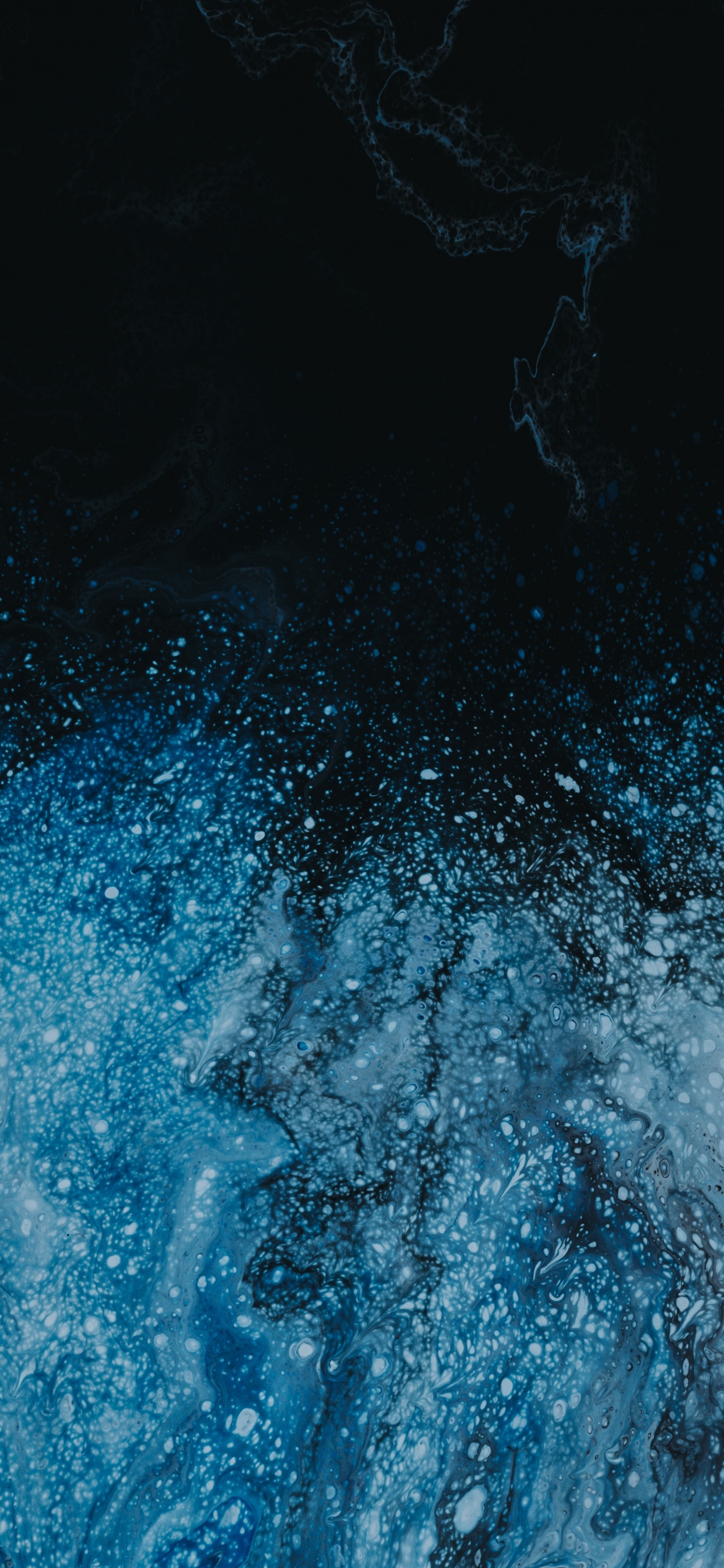 气氛, 水上, Azure, 电蓝色的, 空间 壁纸 1242x2688 允许