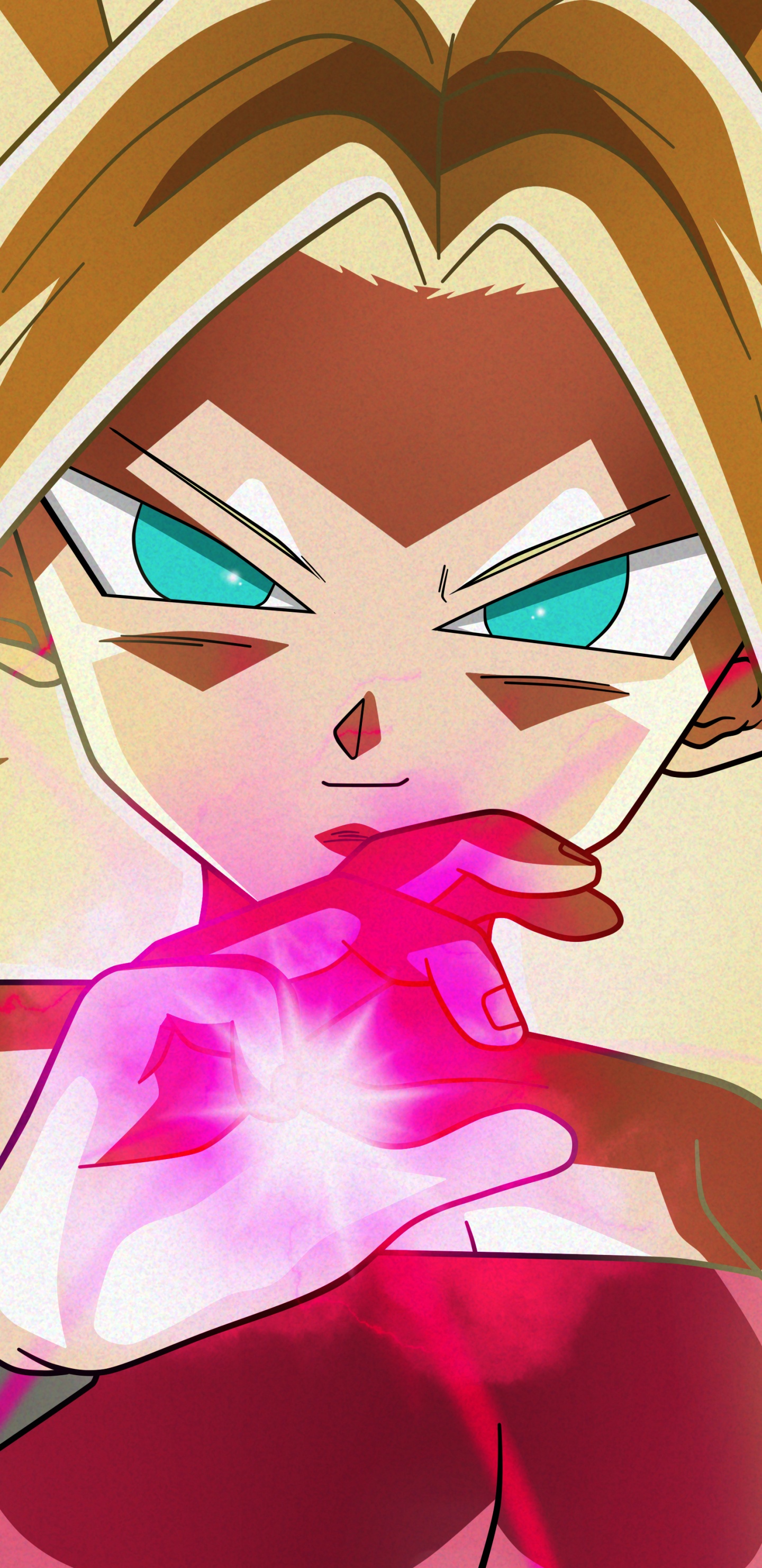 Ilustración de Dragón Amarillo y Rojo. Wallpaper in 1440x2960 Resolution