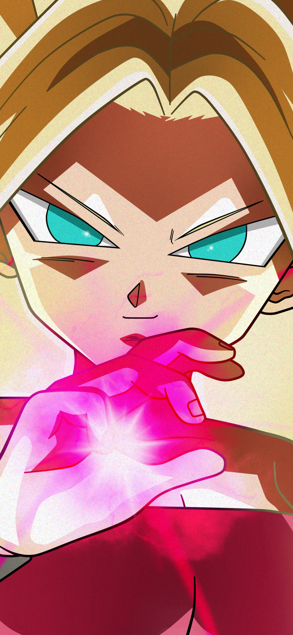 Illustration de Dragon Jaune et Rouge. Wallpaper in 1242x2688 Resolution