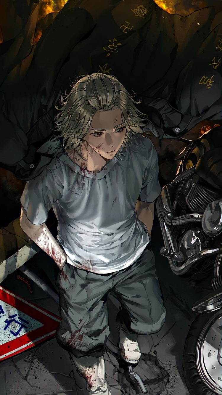 Tokio Rächer, Manjiro Sano, Ärmel, Anime, Cool. Wallpaper in 750x1334 Resolution