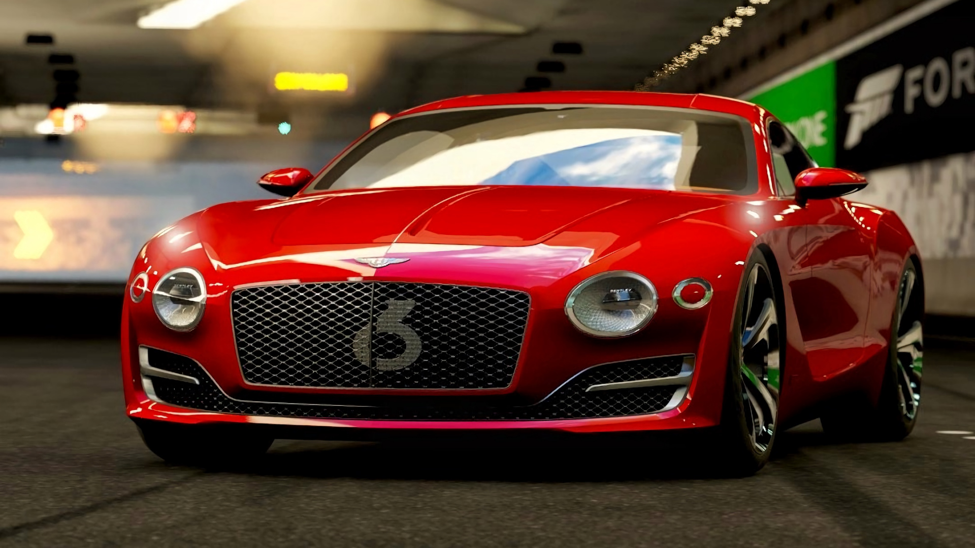 Roter Bmw m 3 Nachts Unterwegs. Wallpaper in 1920x1080 Resolution