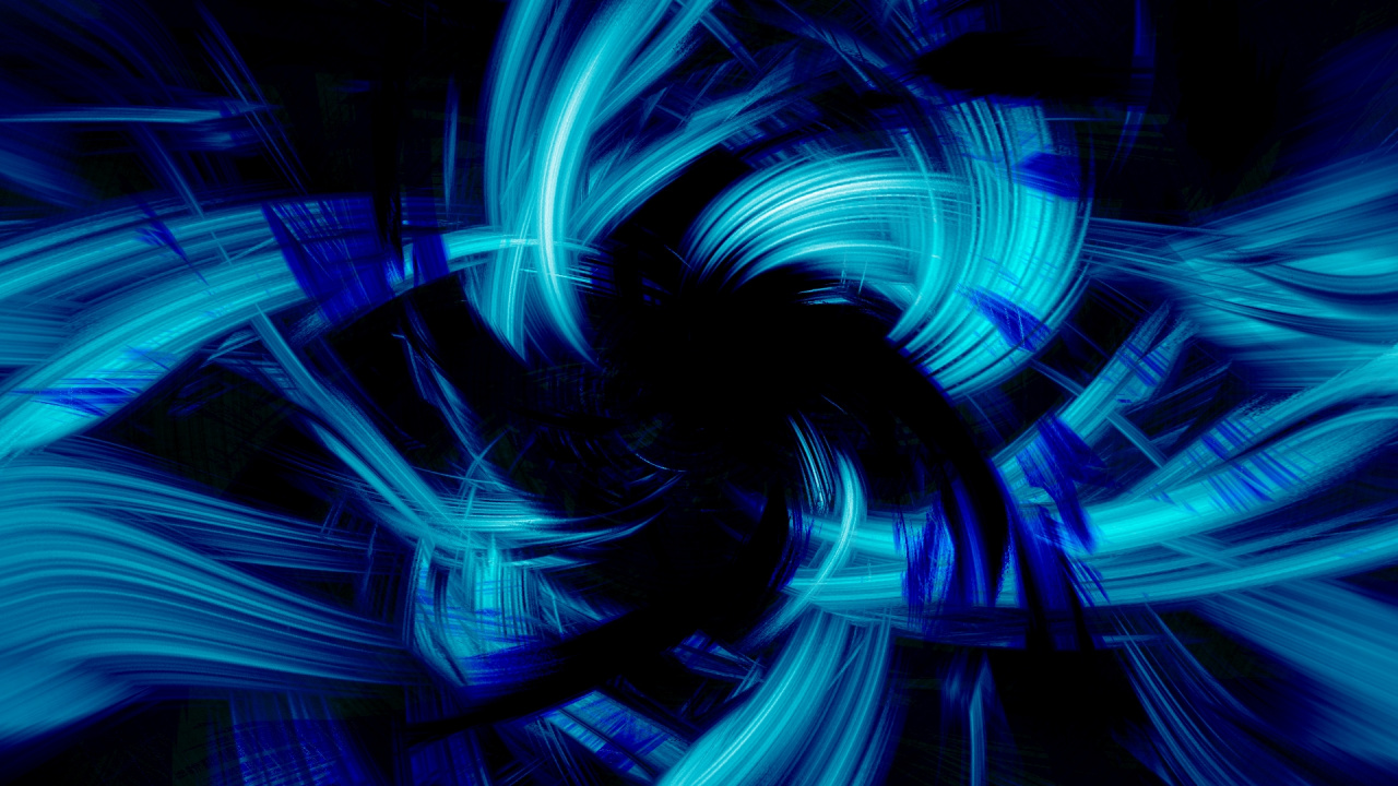 Blue and Black Light Digital Wallpaper. Wallpaper in 1280x720 Resolution