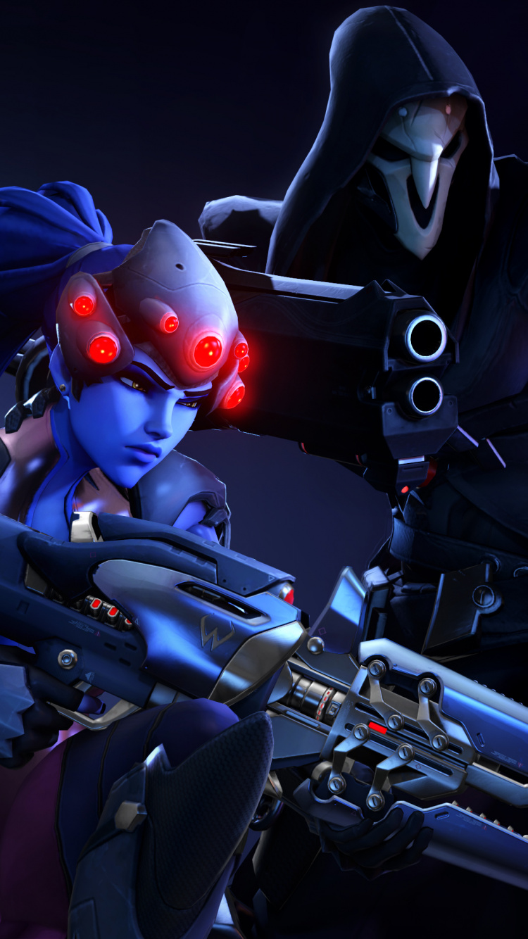 Overwatch, Sombra, Action-Figur, Pc-Spiel, Supervillain. Wallpaper in 750x1334 Resolution