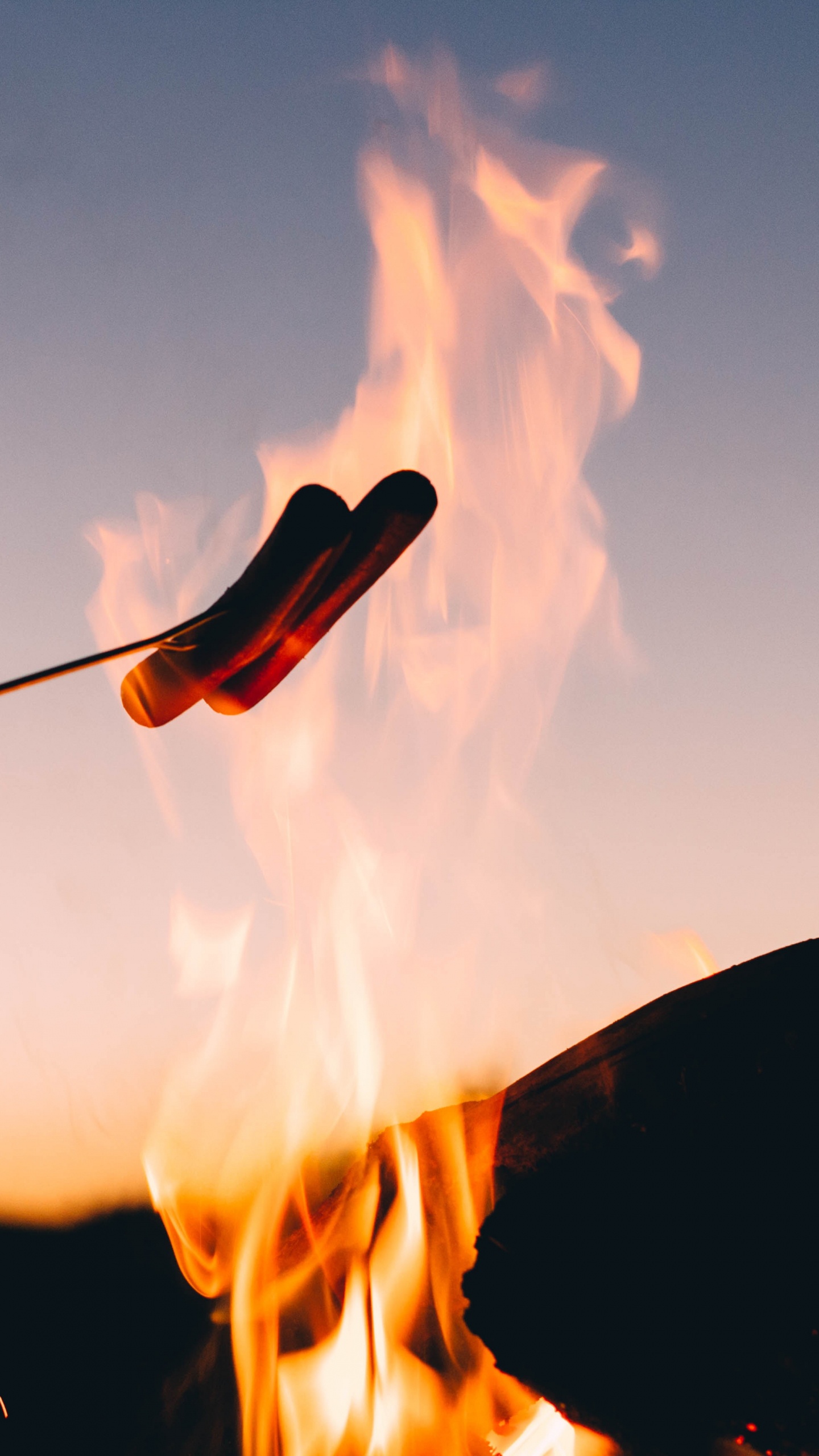 Feuer im Stock Mit Feuer. Wallpaper in 1440x2560 Resolution