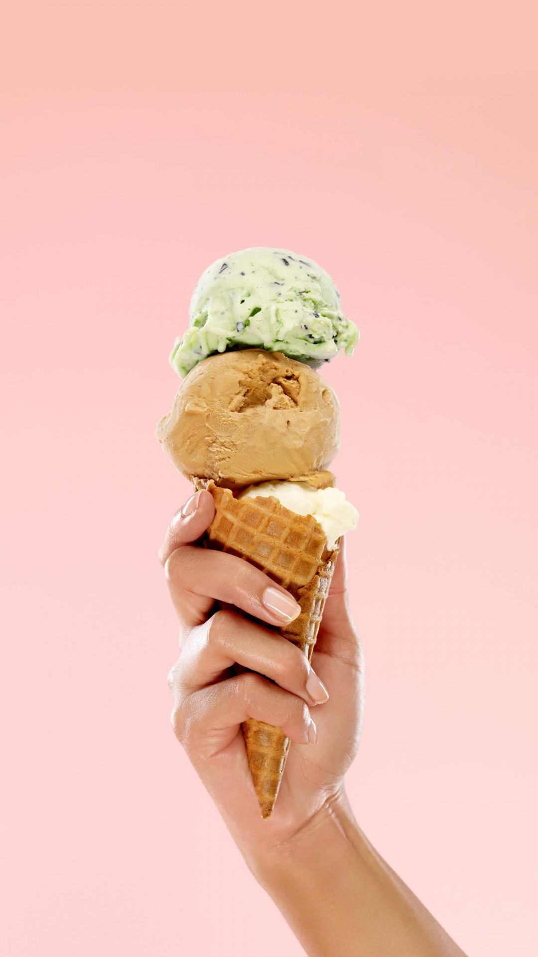 LG, LG G8 ThinQ, Cono de Helado, Alimento, Dulzura. Wallpaper in 1080x1920 Resolution