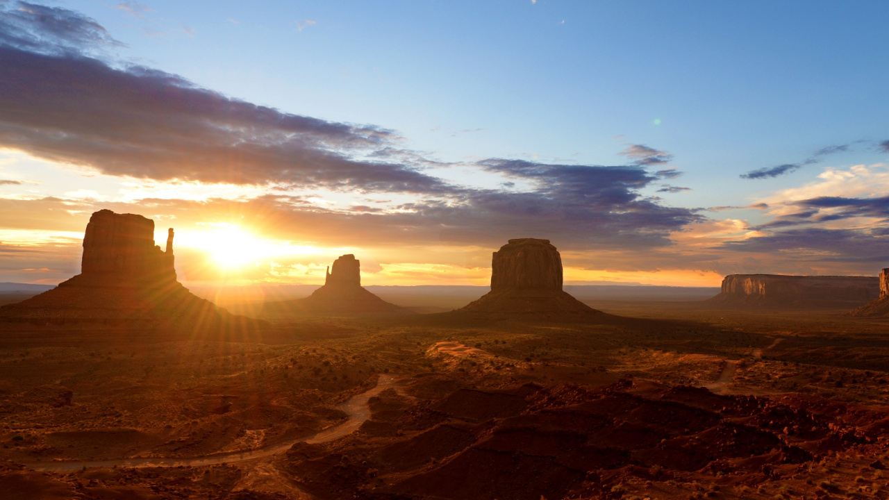 Brown Rock Formation Under Blue Sky During Daytime. Wallpaper in 1280x720 Resolution