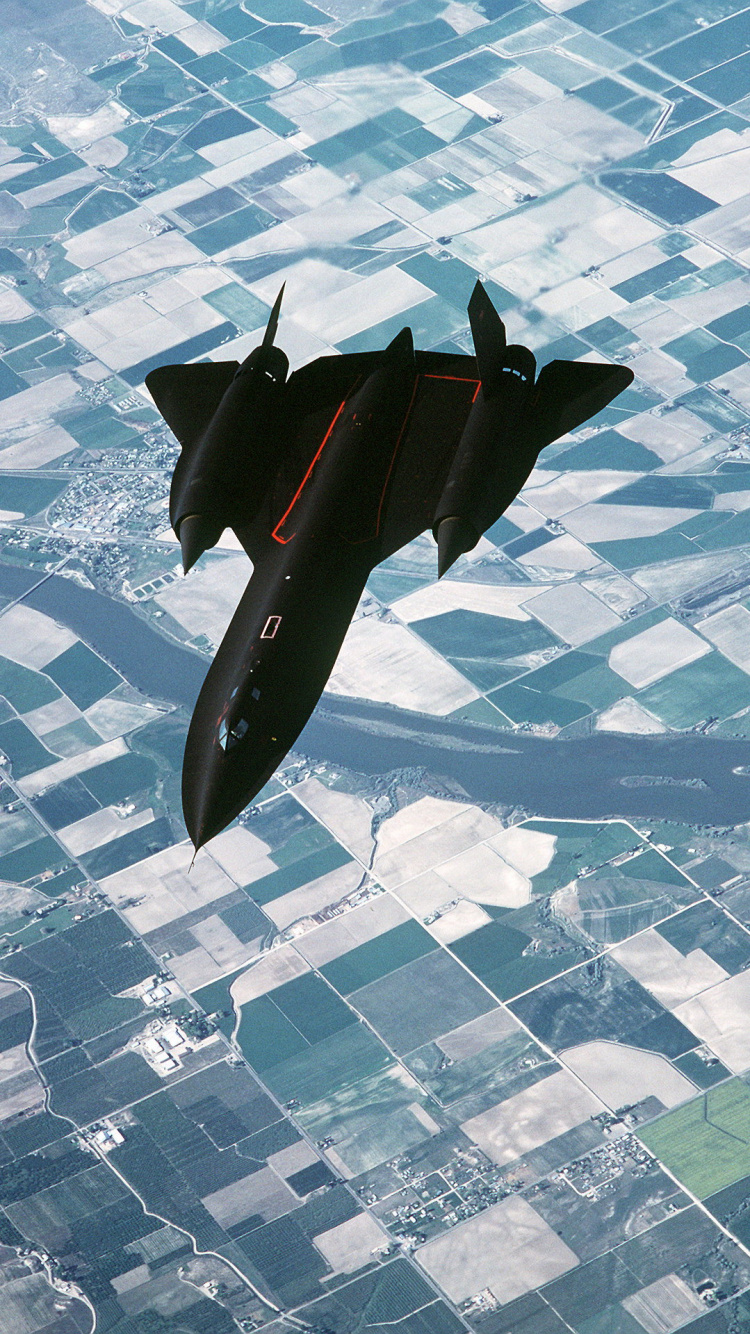 Lockheed SR-71 Blackbird, Aircraft, Lockheed Martin SR-72, Airplane, Lockheed YF-12. Wallpaper in 750x1334 Resolution