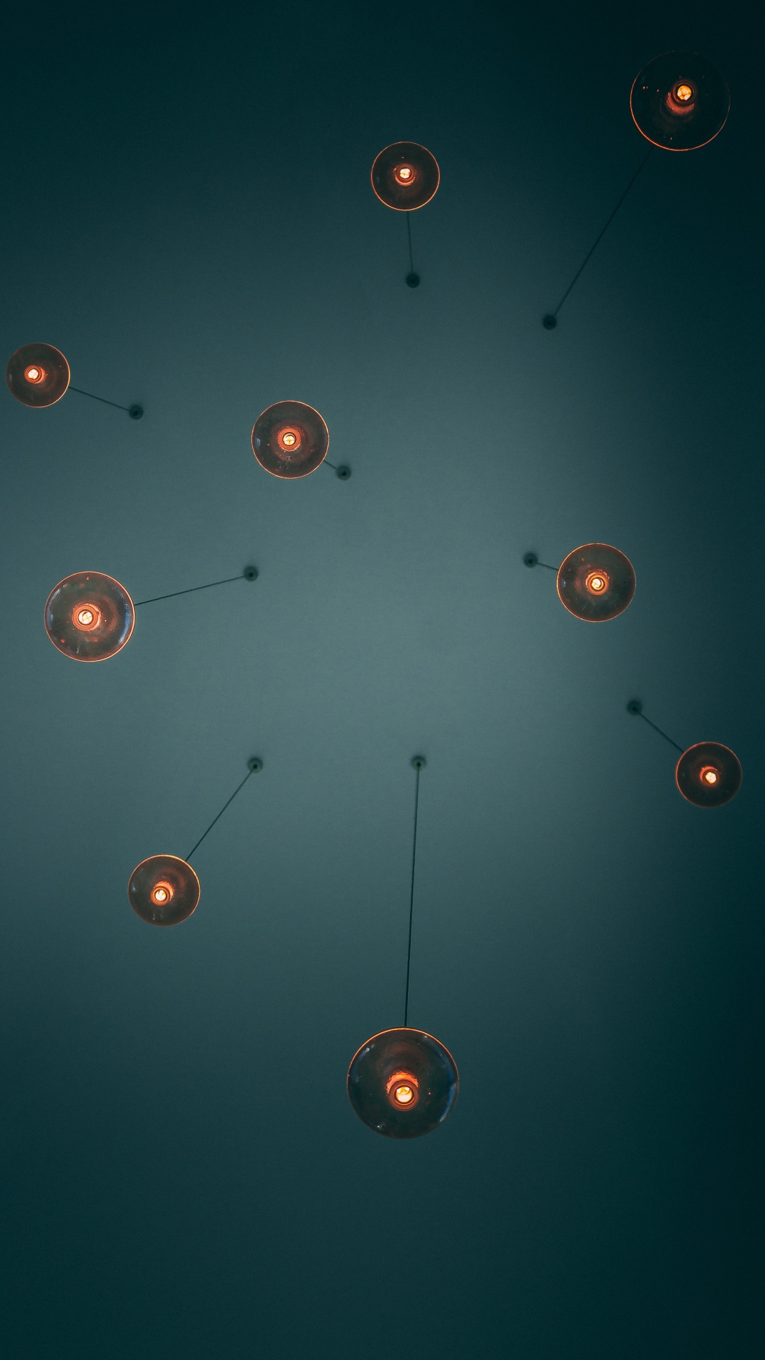 Low Angle View of Ceiling Lamp. Wallpaper in 1080x1920 Resolution
