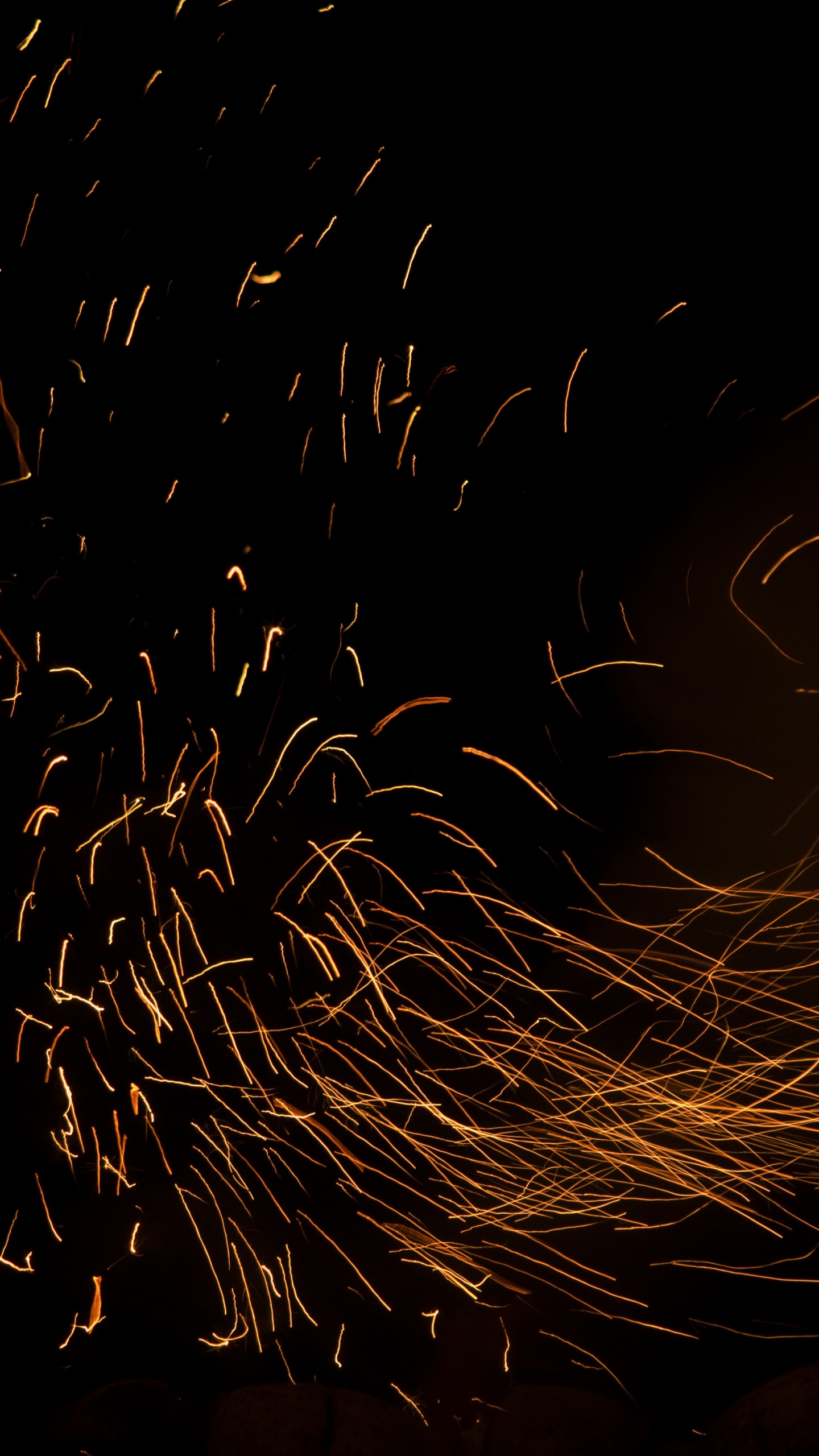 Fotografía de Lana de Acero de Fuegos Artificiales.. Wallpaper in 1440x2560 Resolution