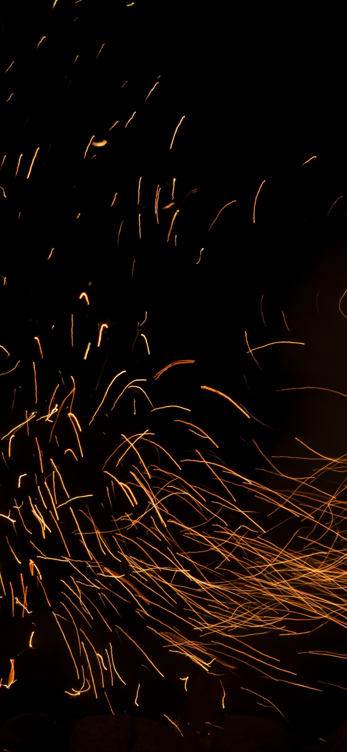 Stahlwolle Fotografie Von Feuerwerkskörpern. Wallpaper in 1125x2436 Resolution