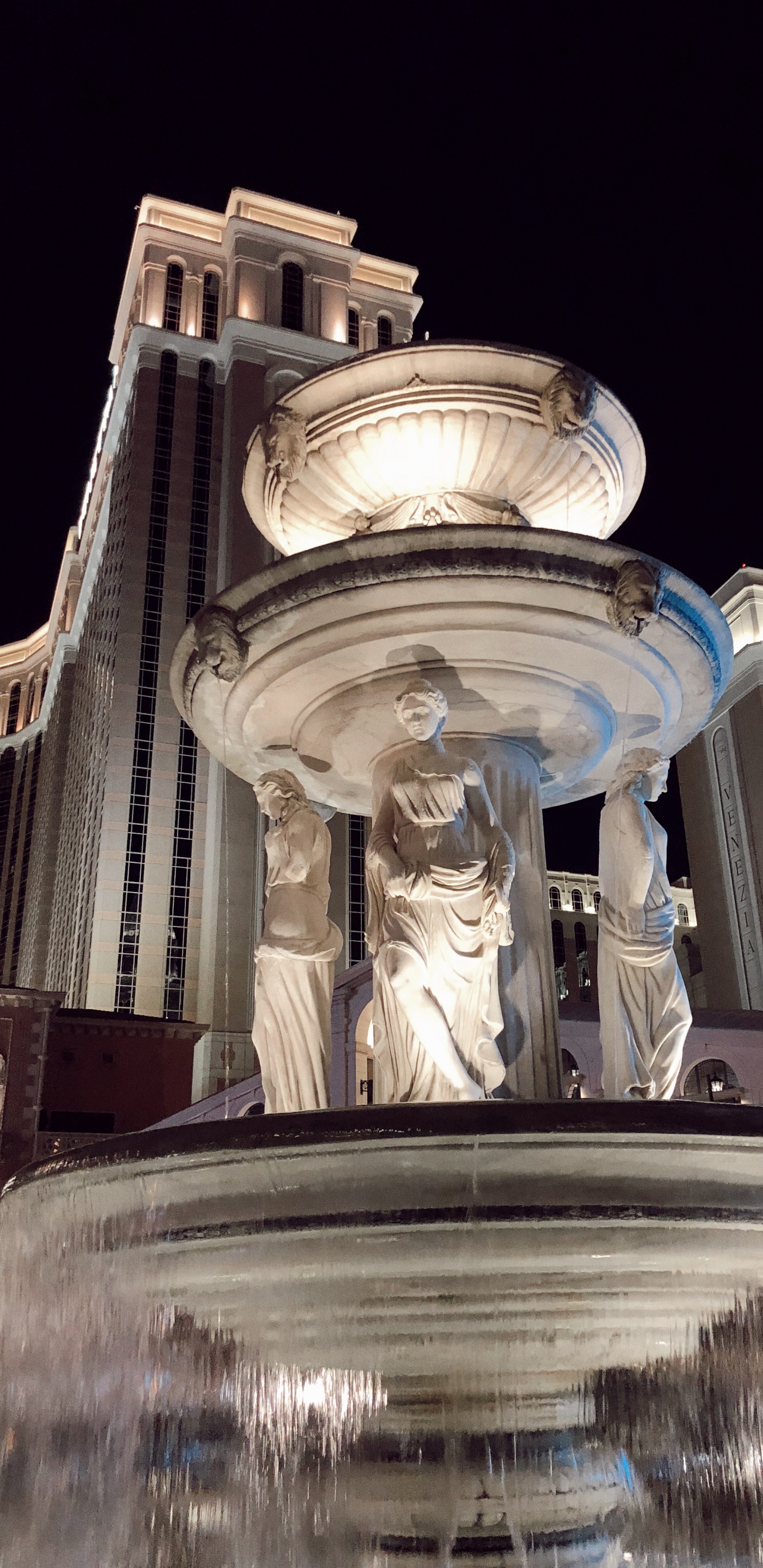 Las Vegas, Usa, The Venetian, The Venetian Las Vegas, Water. Wallpaper in 1440x2960 Resolution