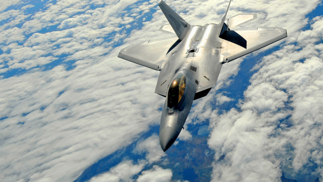 Black Jet Plane Flying in The Sky During Daytime. Wallpaper in 1366x768 Resolution