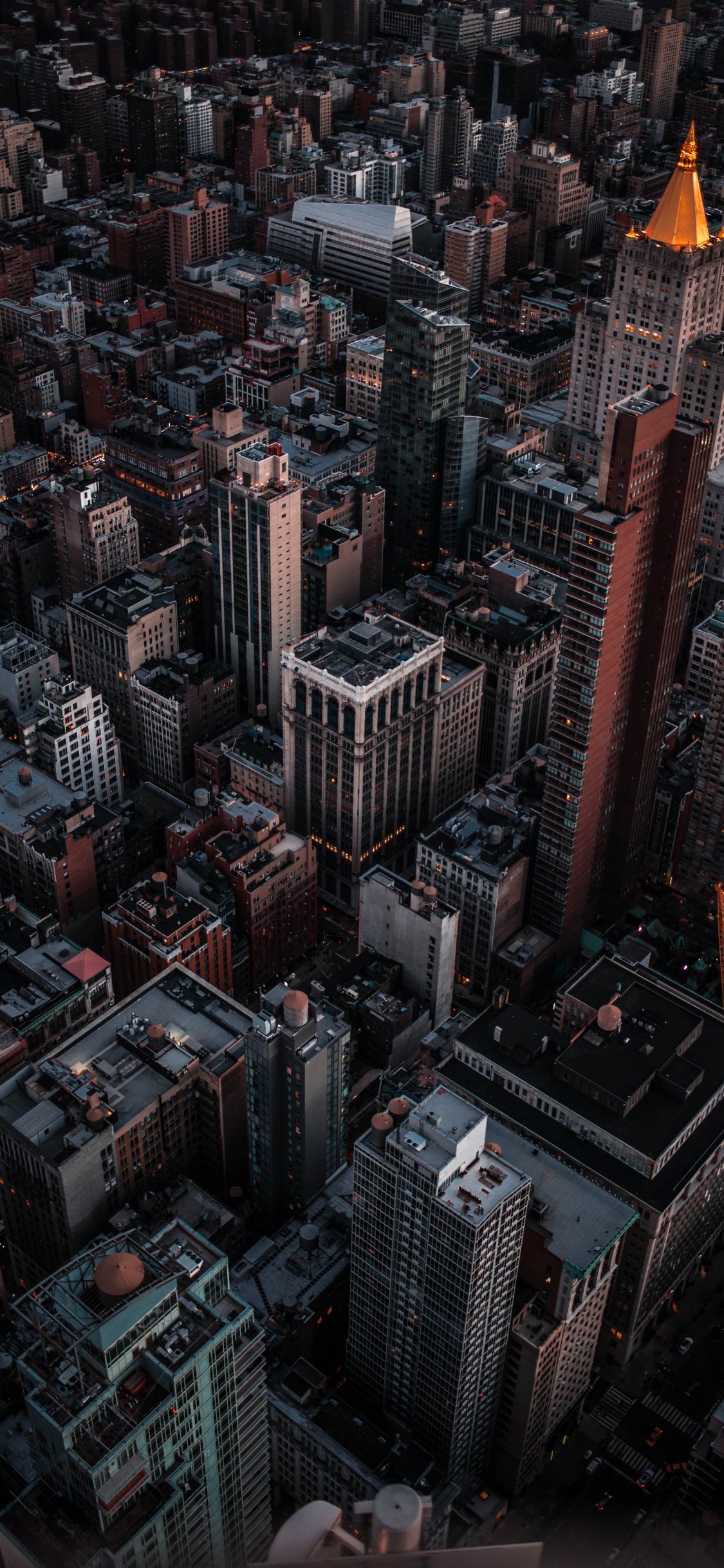 Aerial View of City Buildings During Daytime. Wallpaper in 1125x2436 Resolution