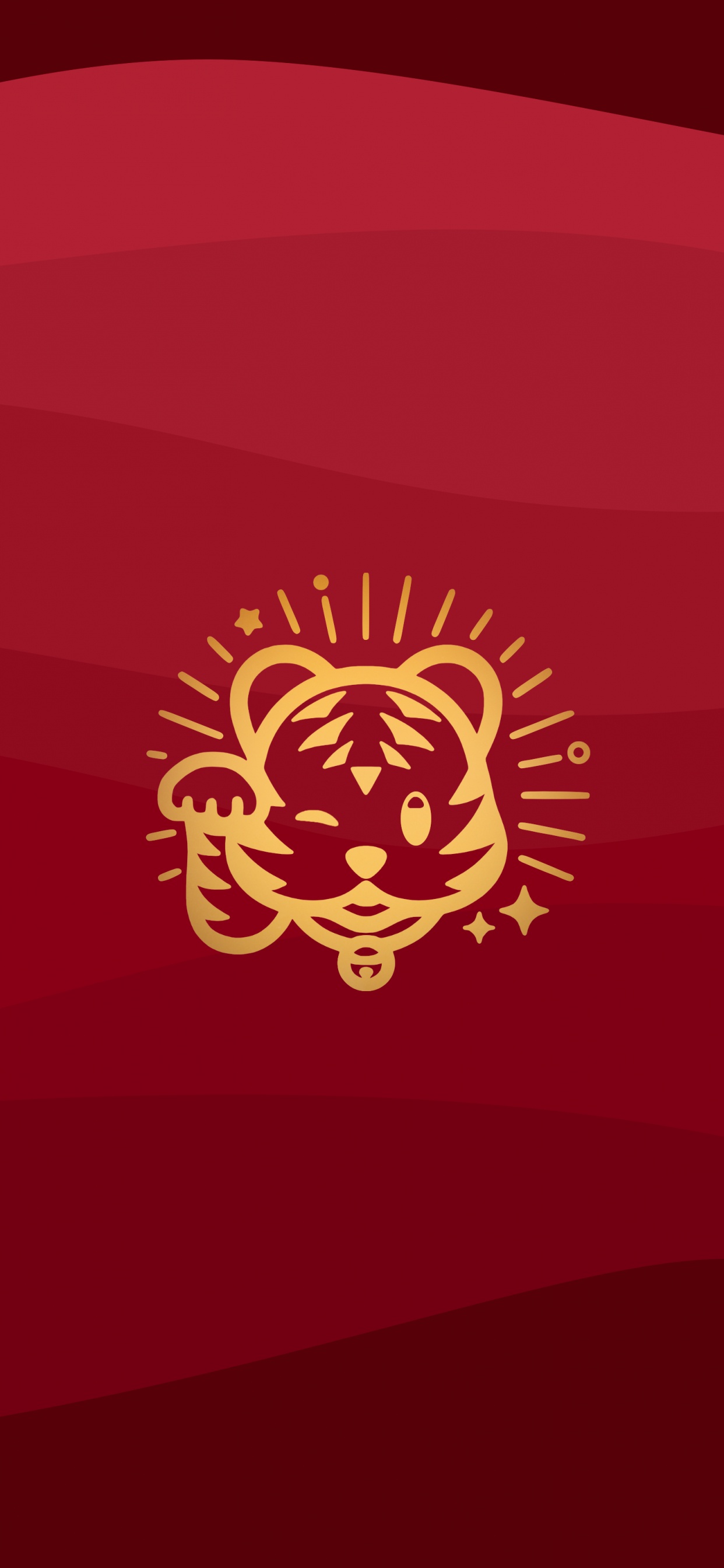 Apple, Tigre, Graphique, Orange, Ambre. Wallpaper in 1242x2688 Resolution