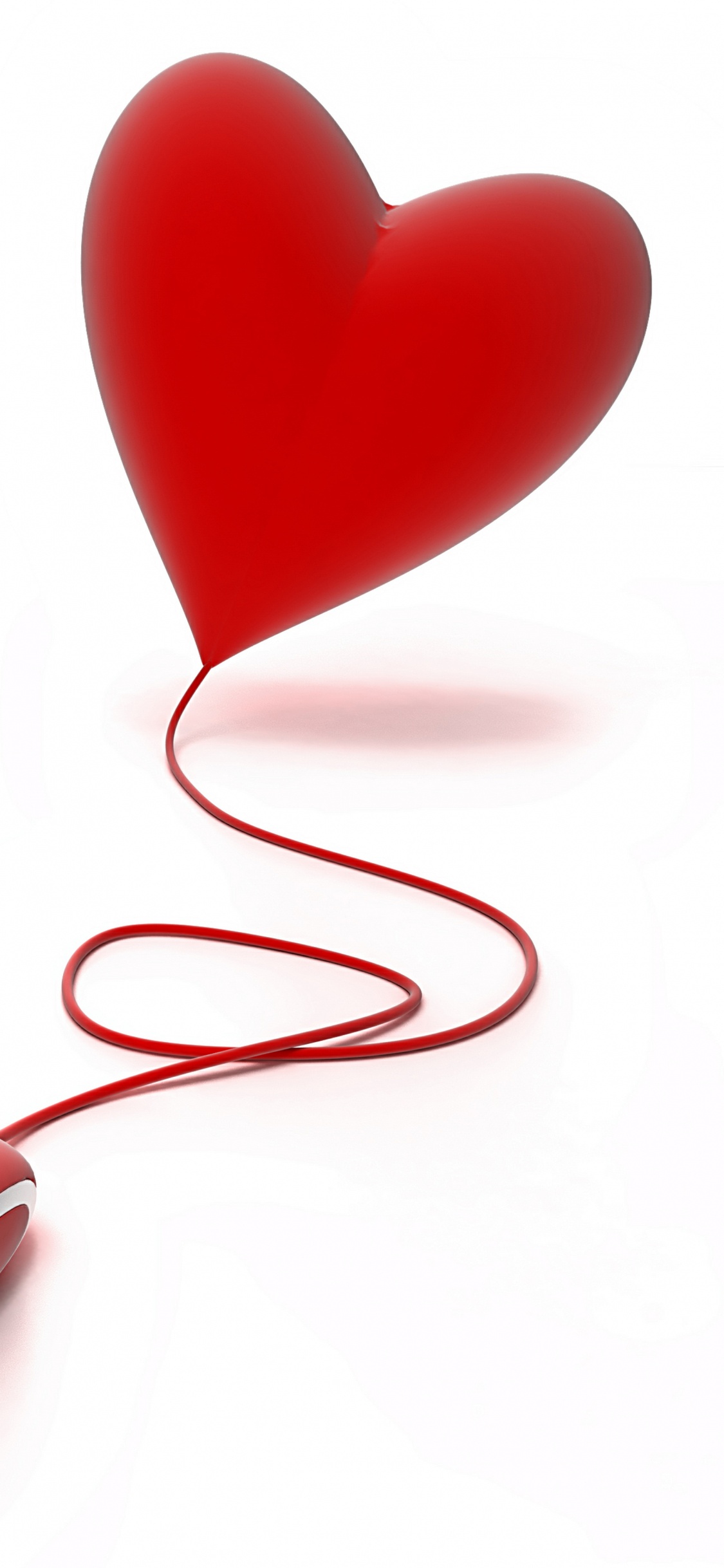 心脏, 红色的, 爱情, 情书, 符号 壁纸 1125x2436 允许