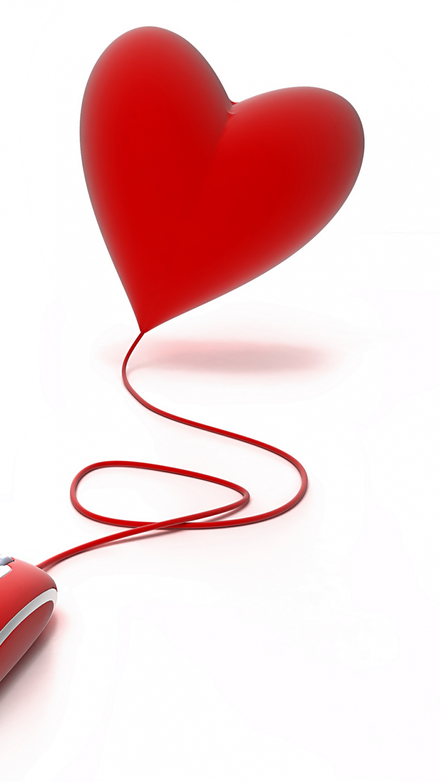 心脏, 红色的, 爱情, 情书, 符号 壁纸 1440x2560 允许