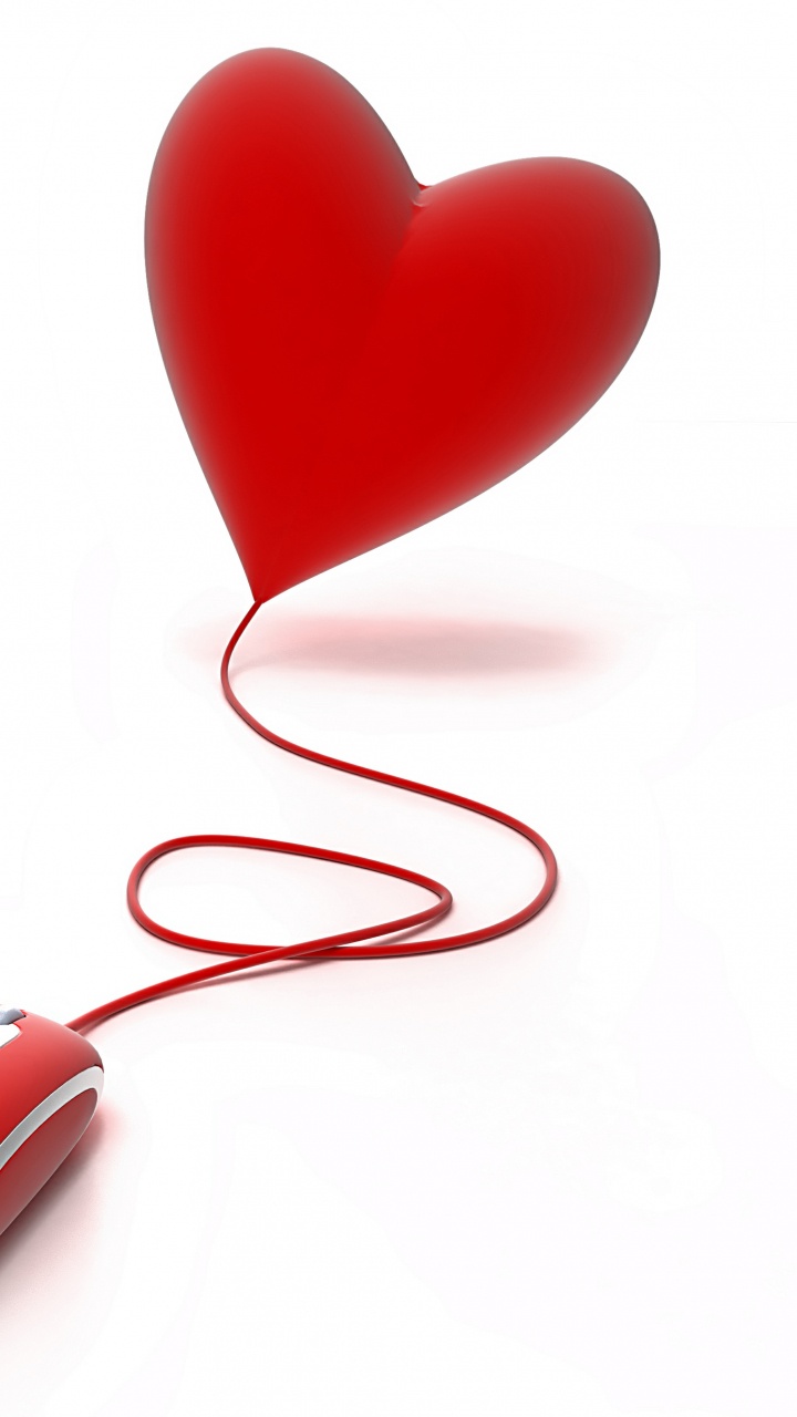 心脏, 红色的, 爱情, 情书, 符号 壁纸 720x1280 允许