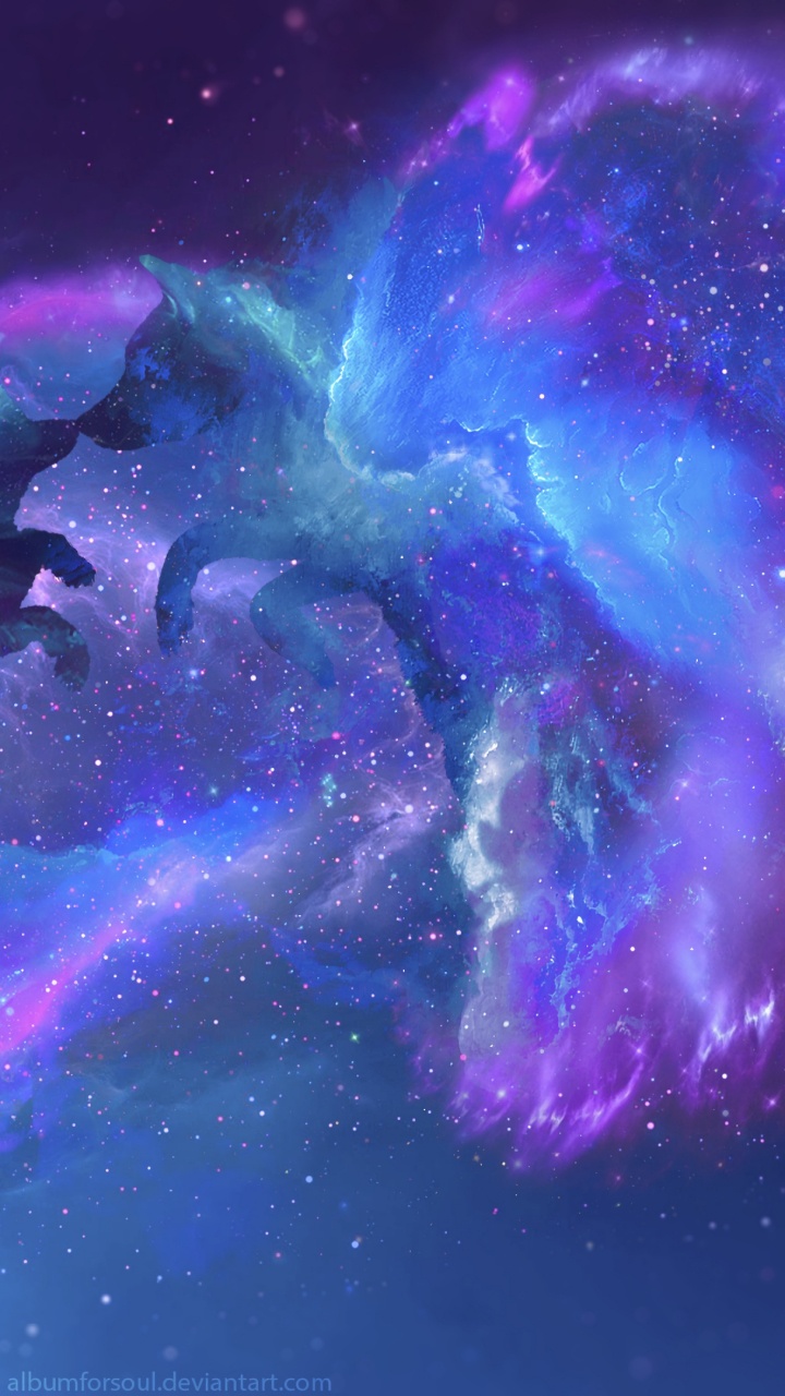 宇宙, 紫色的, 紫罗兰色, 气氛, 空间 壁纸 720x1280 允许