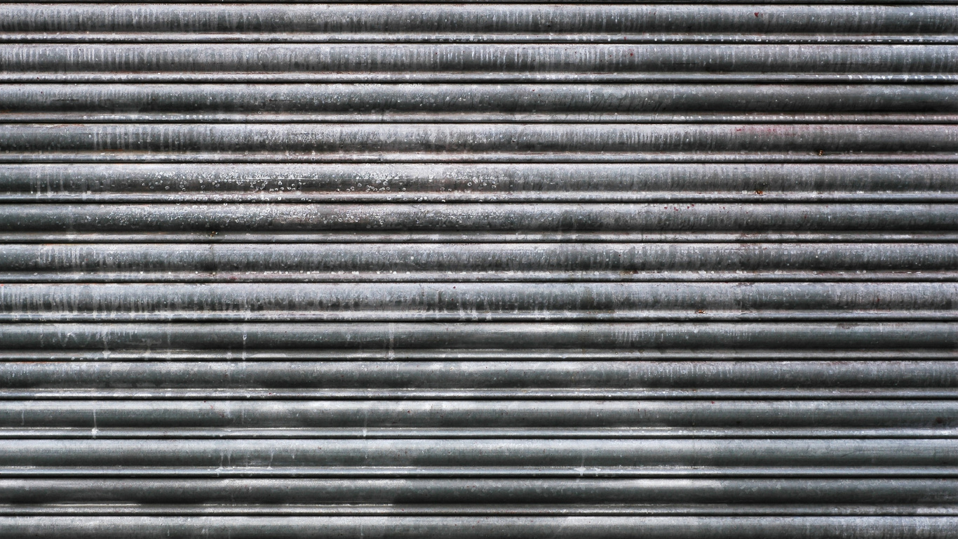 Black and Gray Roll up Door. Wallpaper in 1366x768 Resolution