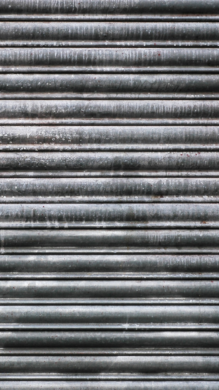 Puerta Enrollable Negra y Gris. Wallpaper in 750x1334 Resolution